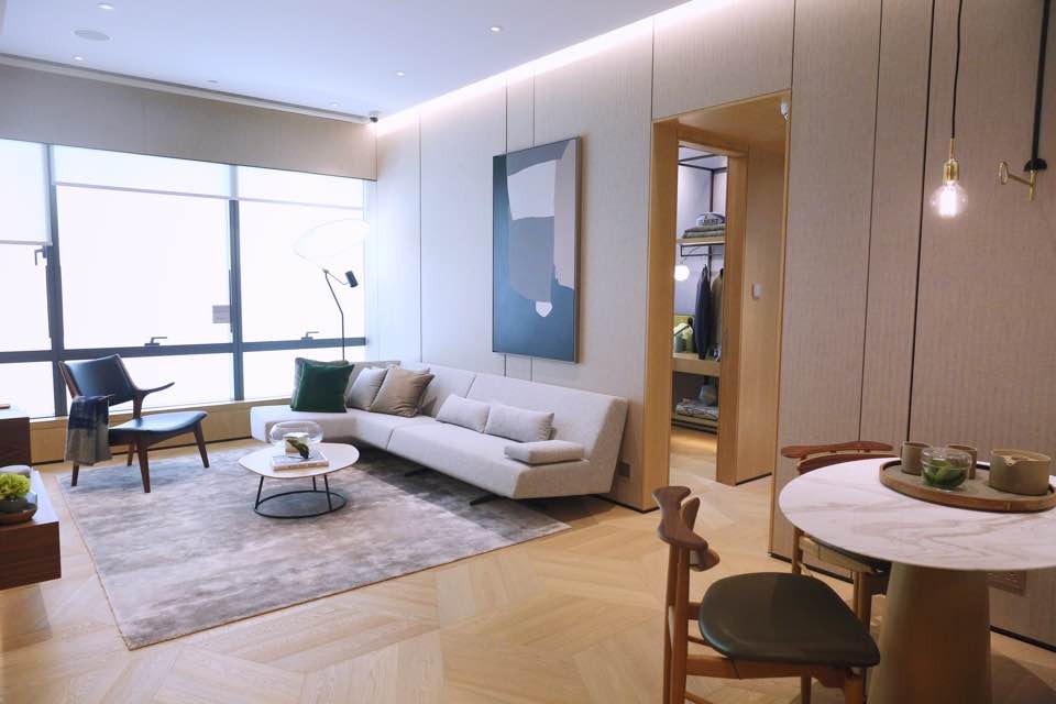 連裝修示位參考7A座7樓D室搭建,屬兩房連一套房間隔,實用面積781方呎。(歐嘉樂攝) 連裝修示位參考7A座7樓D室搭建,屬兩房連一套房間隔,實用面積781方呎。(歐嘉樂攝)