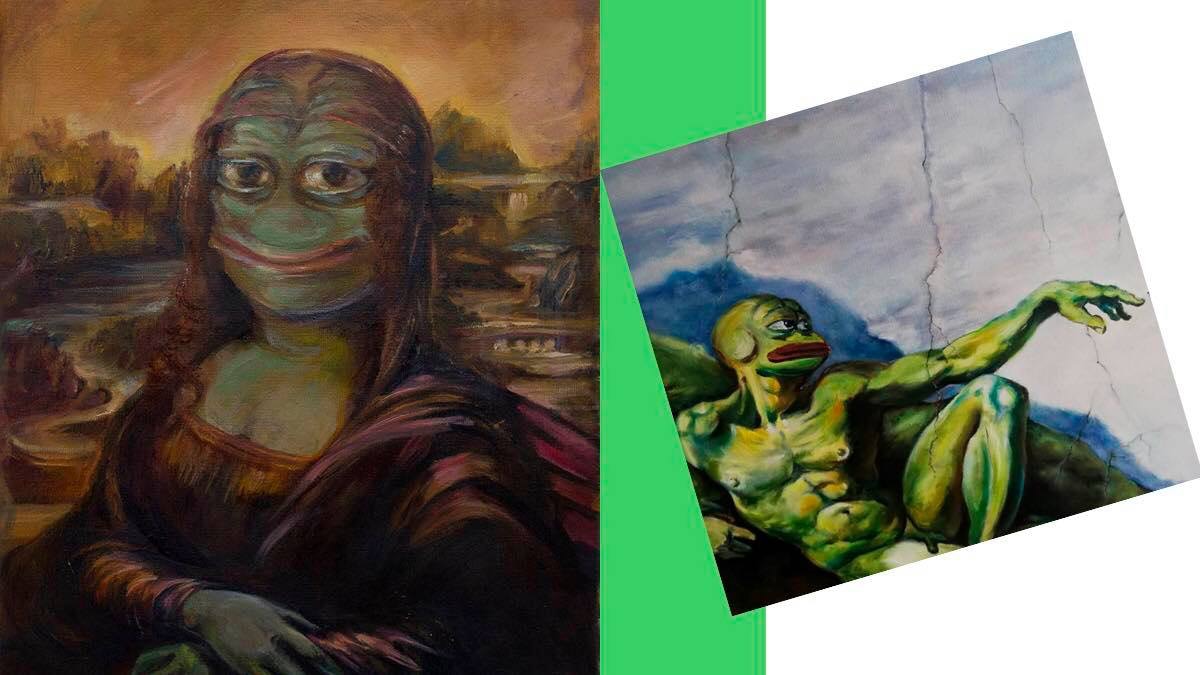 Pepe the Frog】佩佩蛙大變身走入名畫玩轉梵高、畢加索傑作