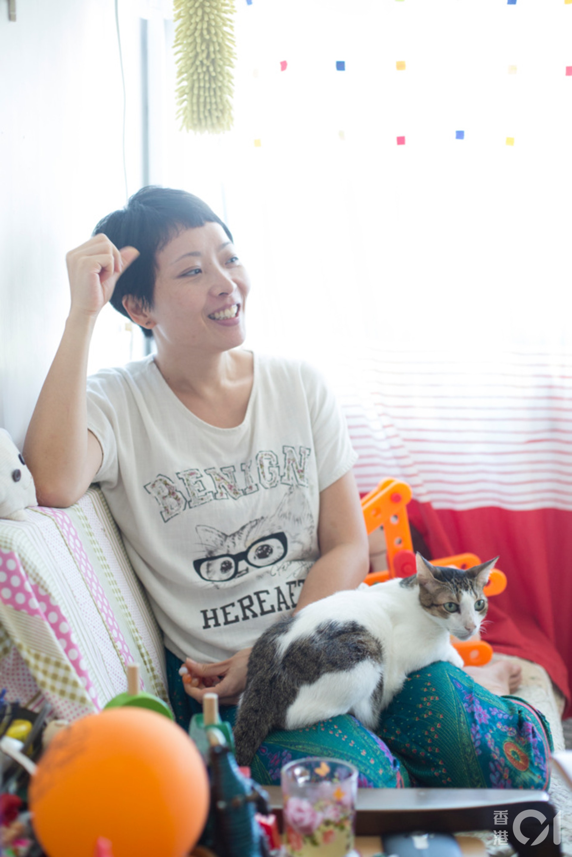 在張婉雯的小說中,動物是一個重要角色。(吳鍾坤攝) 在張婉雯的小說中,動物是一個重要角色。(吳鍾坤攝)