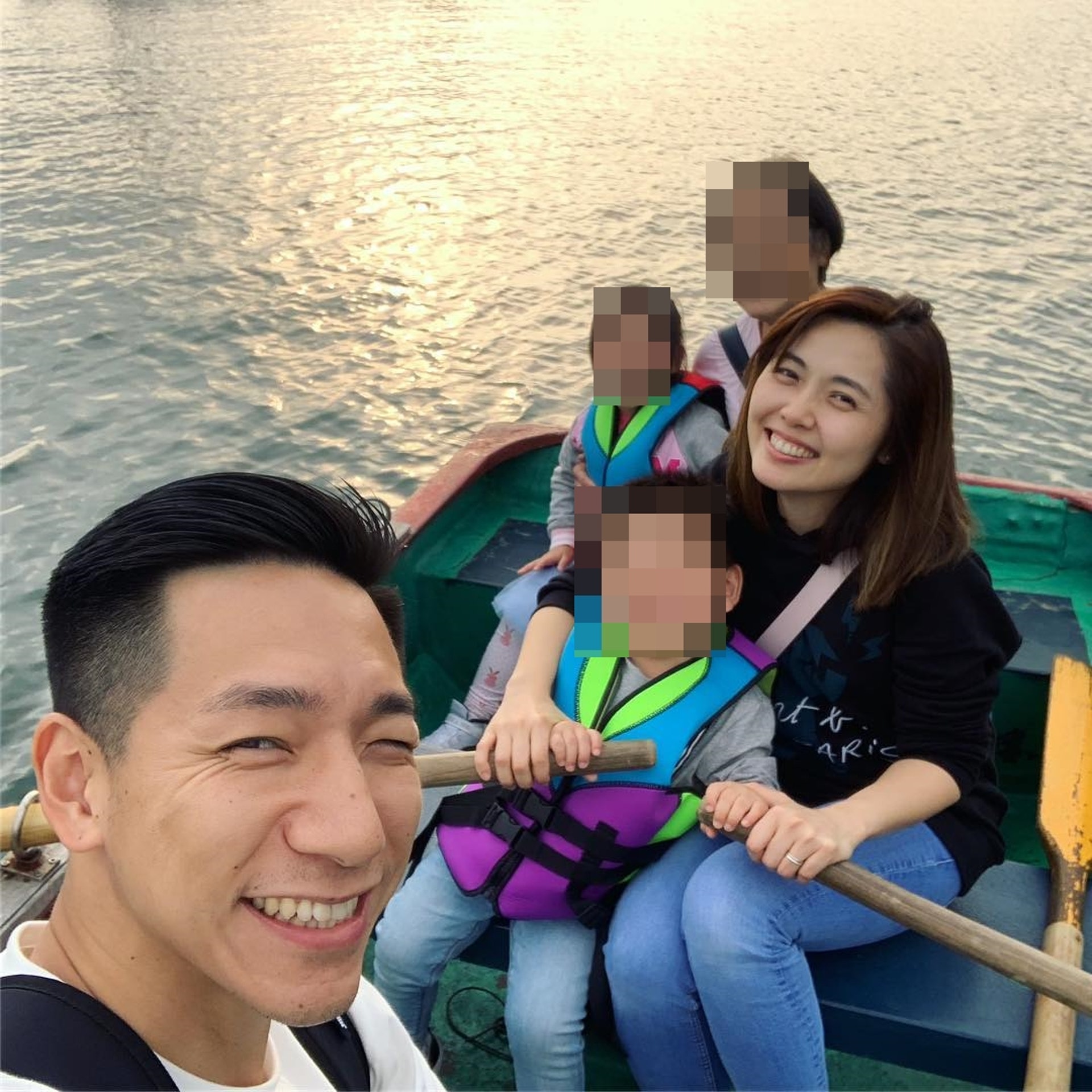 柳俊江與太太育有一子一女。(Florence IG圖片) 柳俊江與太太育有一子一女。(Florence IG圖片)