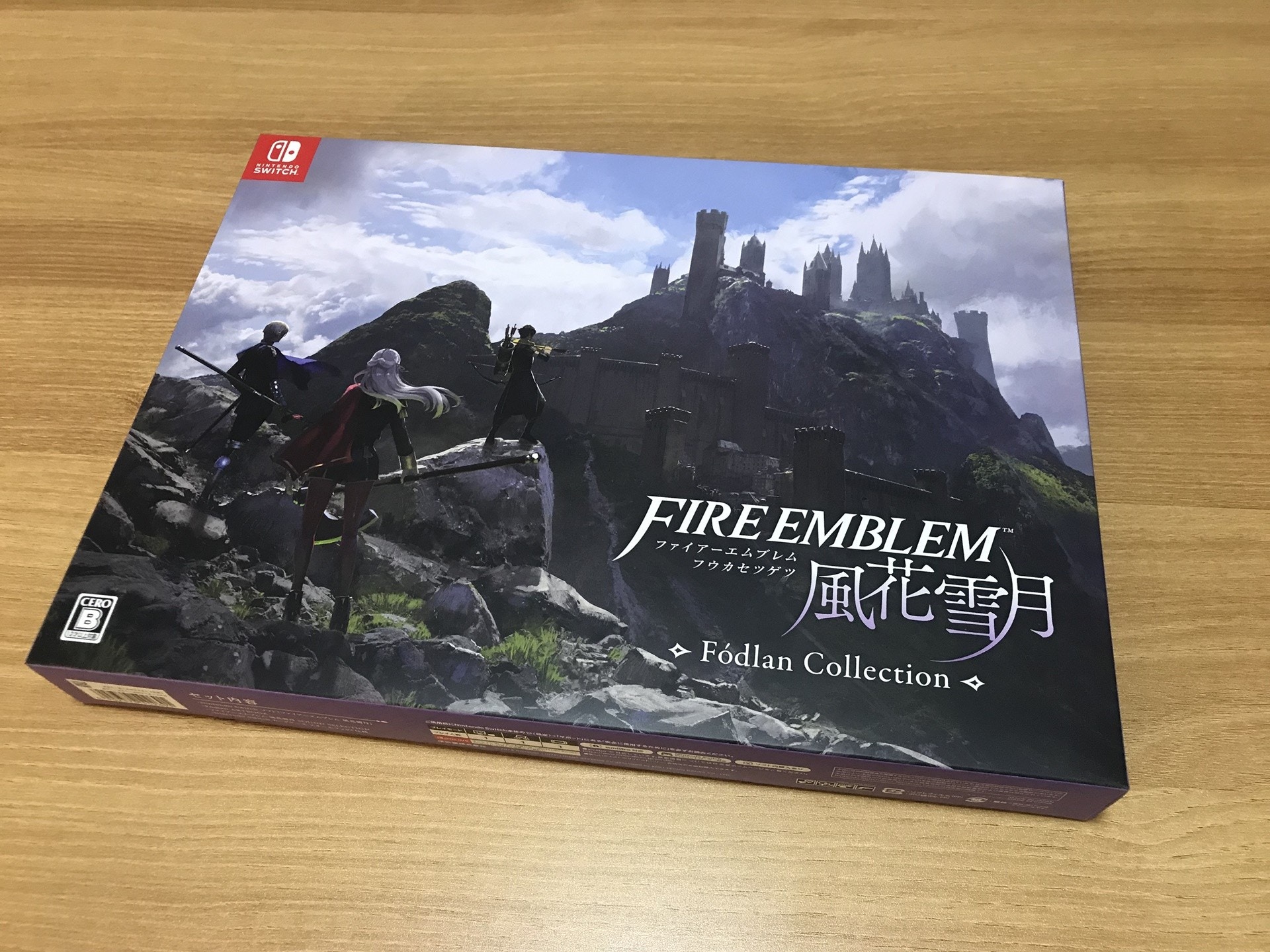 火焰之紋章Fire Emblem 風花雪月日限定版簡單開箱