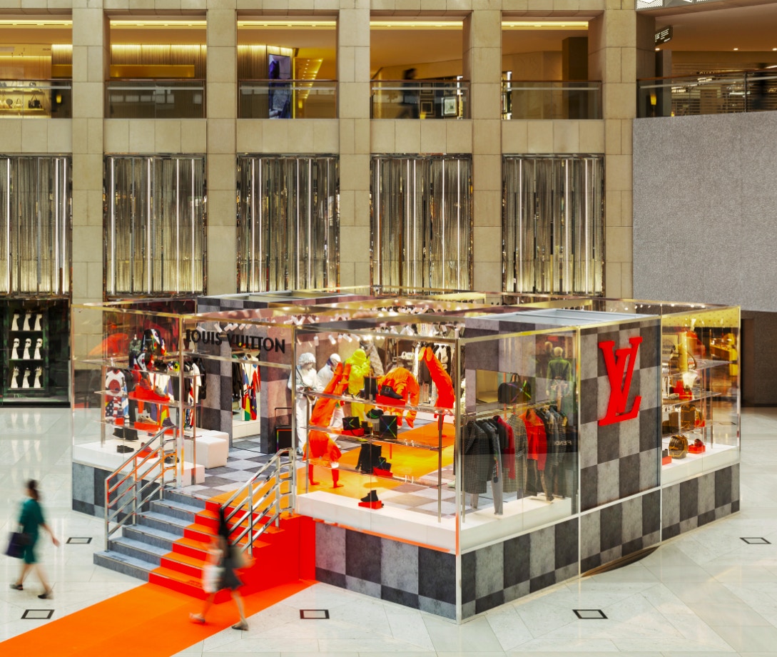 Louis Vuitton置地廣場Pop-up。（Louis Vuitton）