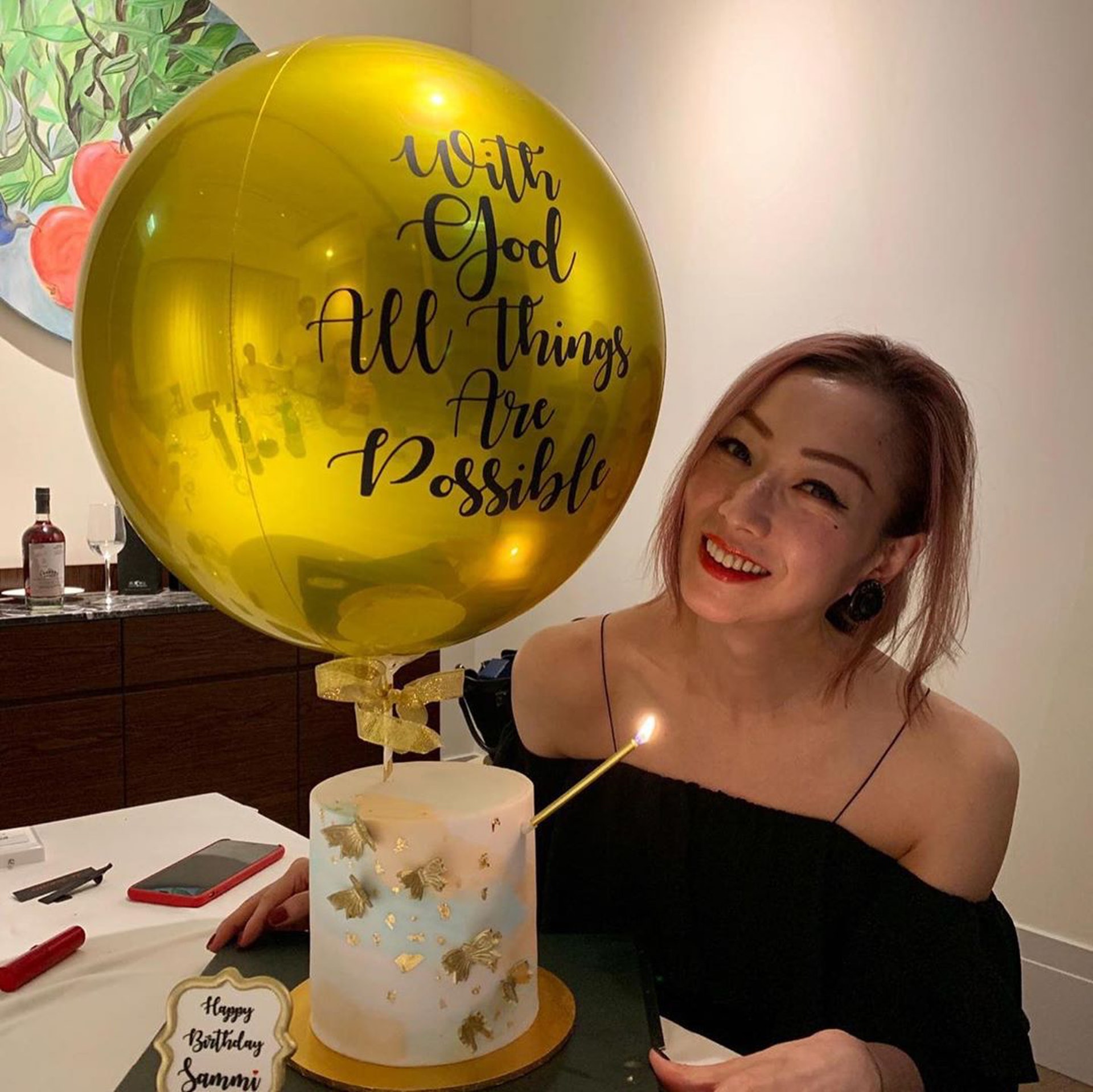 Sammi 心情大靚。(IG圖片/sammi_chengsauman)