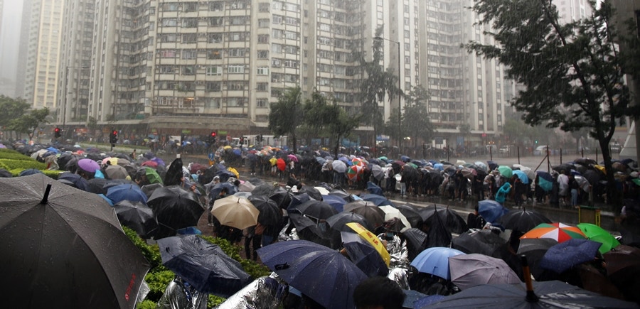 【風球韋帕】黃色暴雨及三號風球生效 本港廣泛地區或受大雨影響