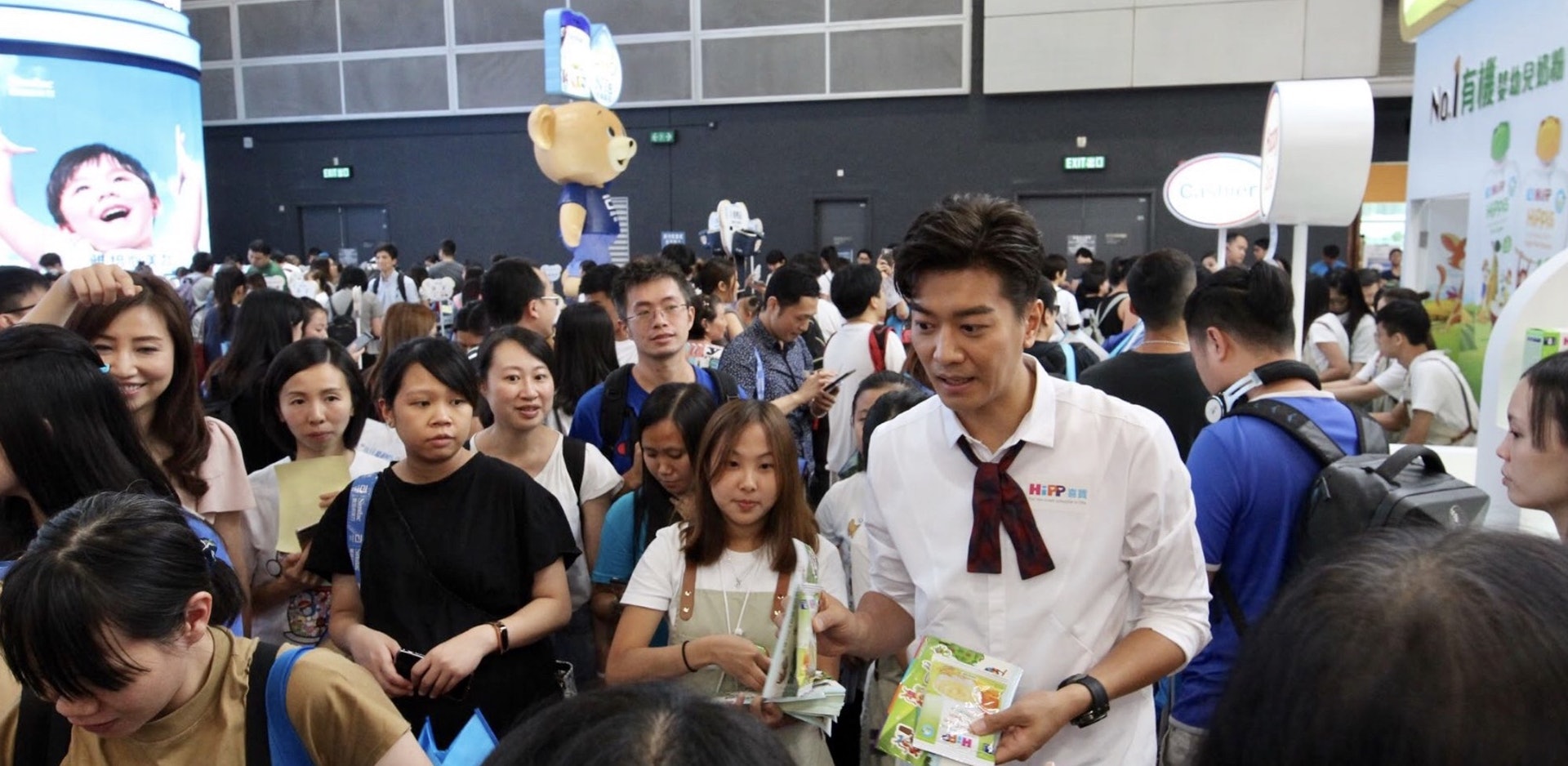 黎諾懿在BB展大受歡迎。 黎諾懿在BB展大受歡迎。