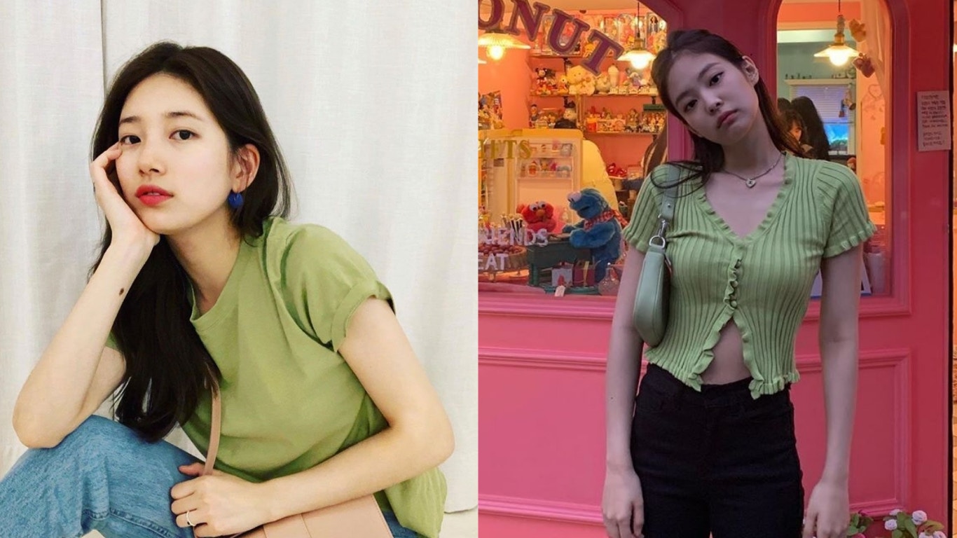 BLACKPINK、秀智追開心果綠穿搭熱潮一秒顯白﹗任何女生都能駕馭