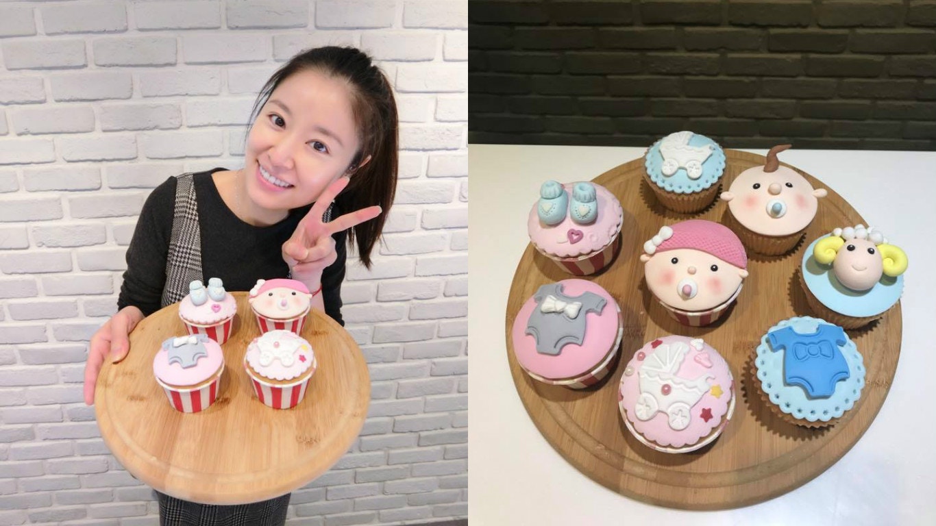 林心如整蛋糕充滿少女味　網民齊估腹中嬰兒是女孩