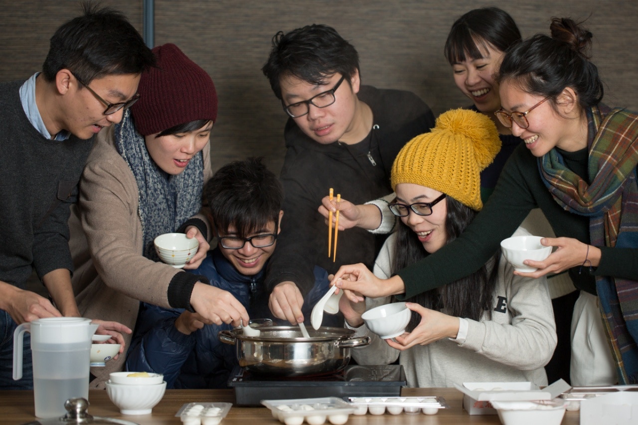 冬至最重要的意義是同聚一堂、熱熱鬧鬧食餐飯。（資料圖片）