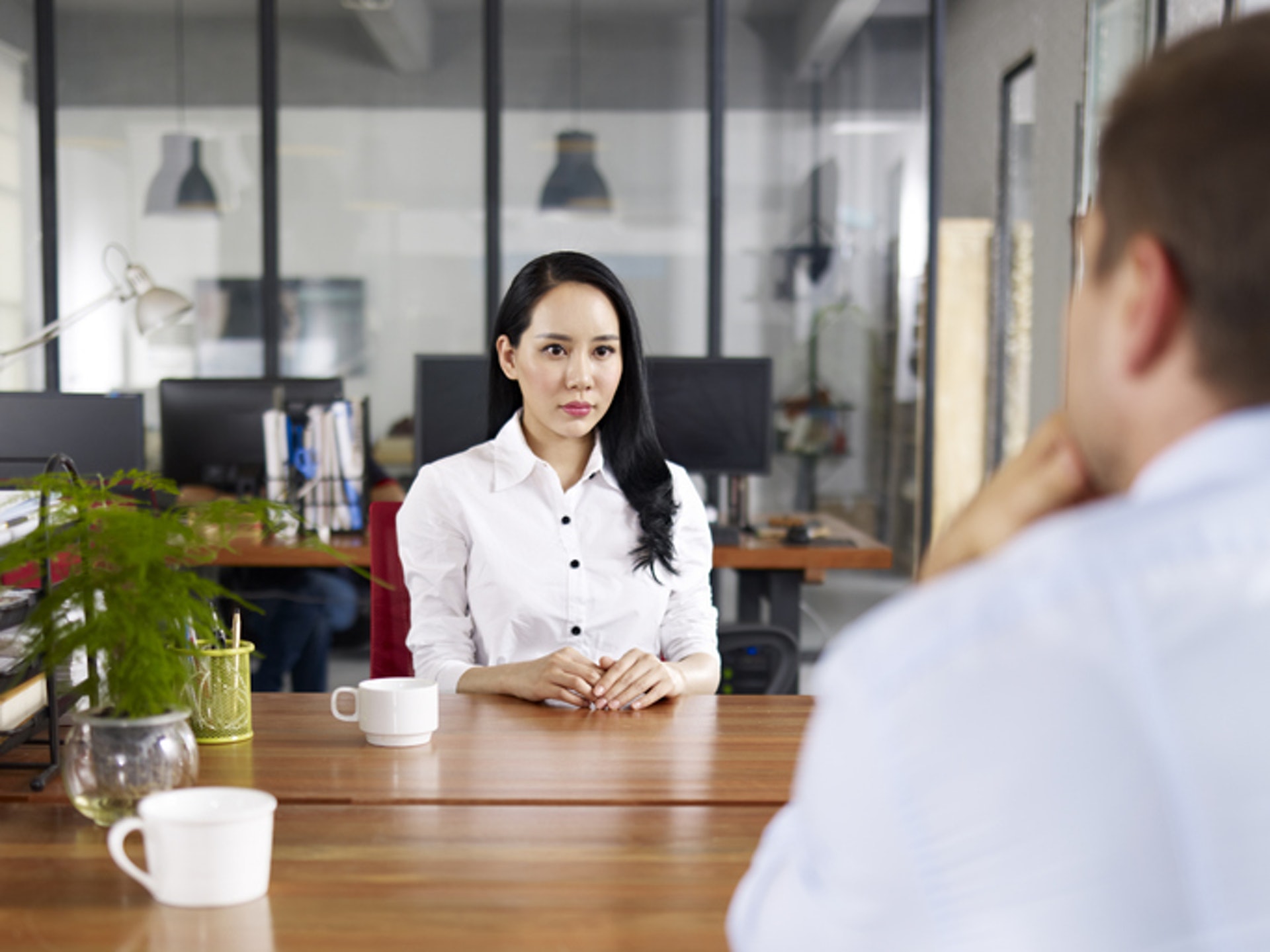 「你最大的弱點是什麼? 」是不少求職者害怕面對的面試問題。(GettyImages/VCG) 「你最大的弱點是什麼? 」是不少求職者害怕面對的面試問題。(GettyImages/VCG)