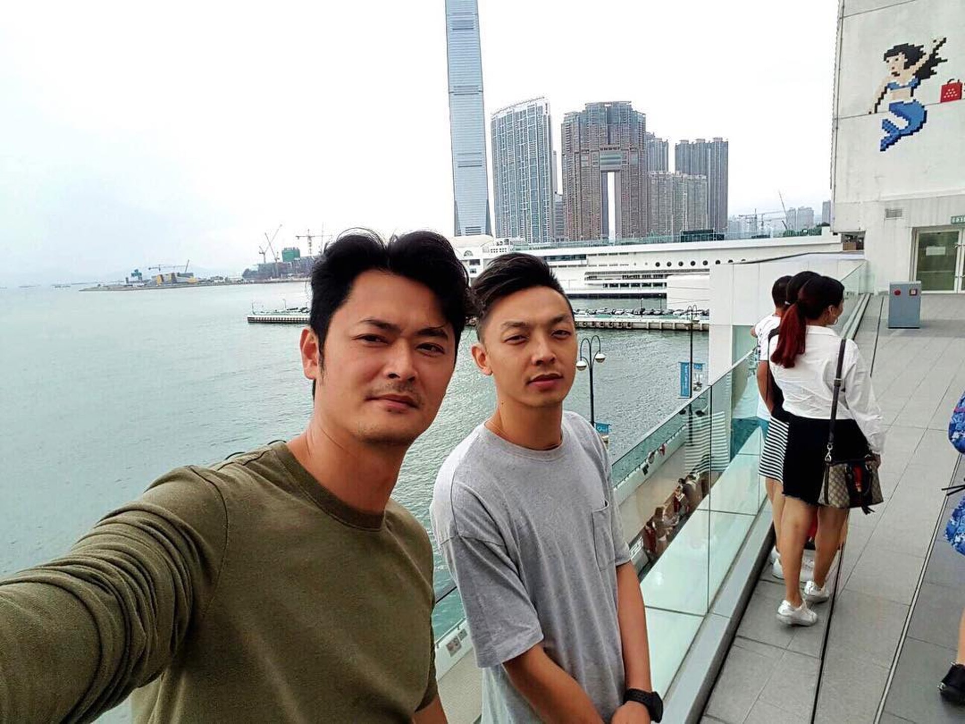 Gavin與「生煎包王子」蕭潤邦勁老友。(Instagram:@gso) Gavin與「生煎包王子」蕭潤邦勁老友。(Instagram:@gso)