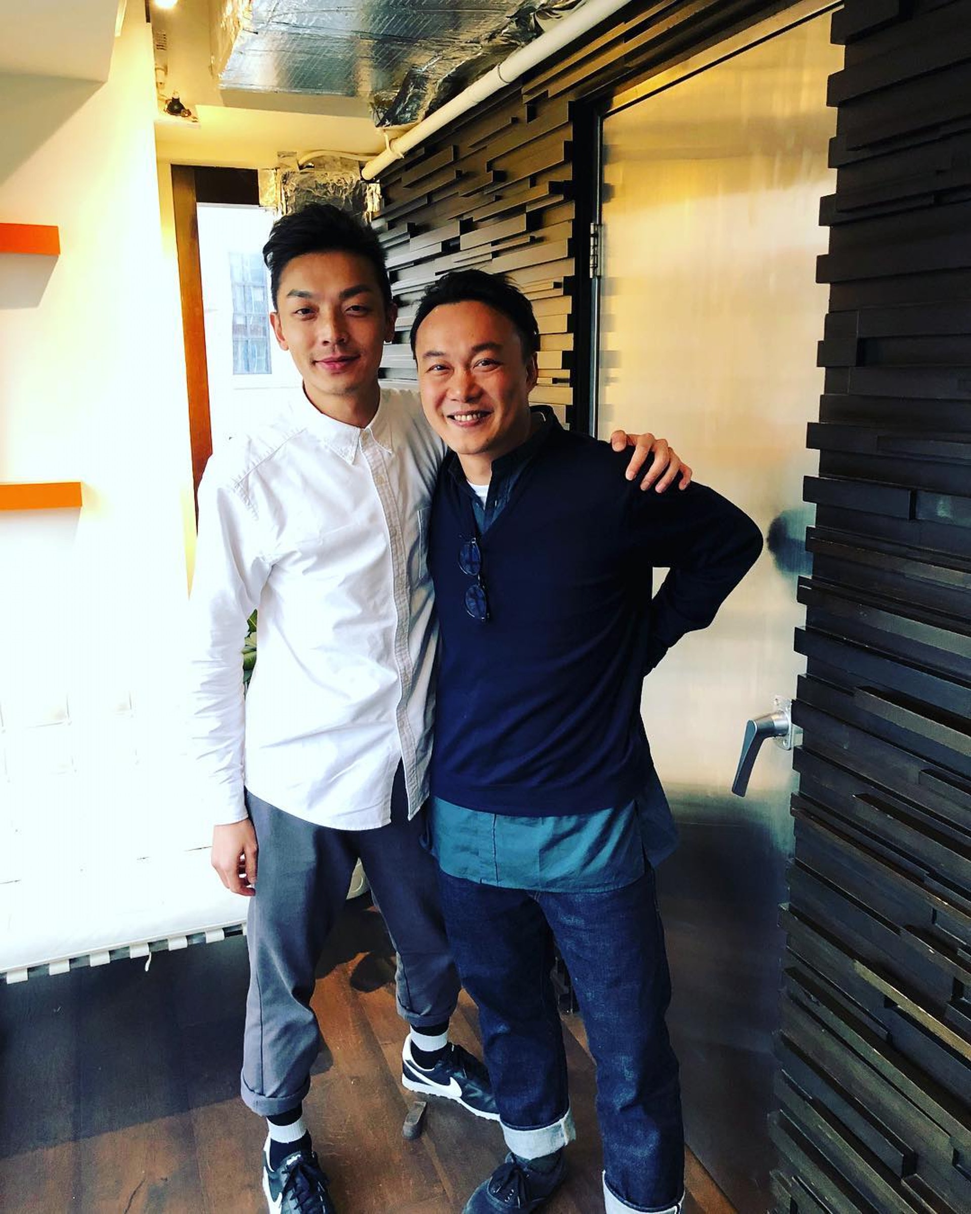 Gavin與陳奕迅合照。(Instagram:@gso) Gavin與陳奕迅合照。(Instagram:@gso)