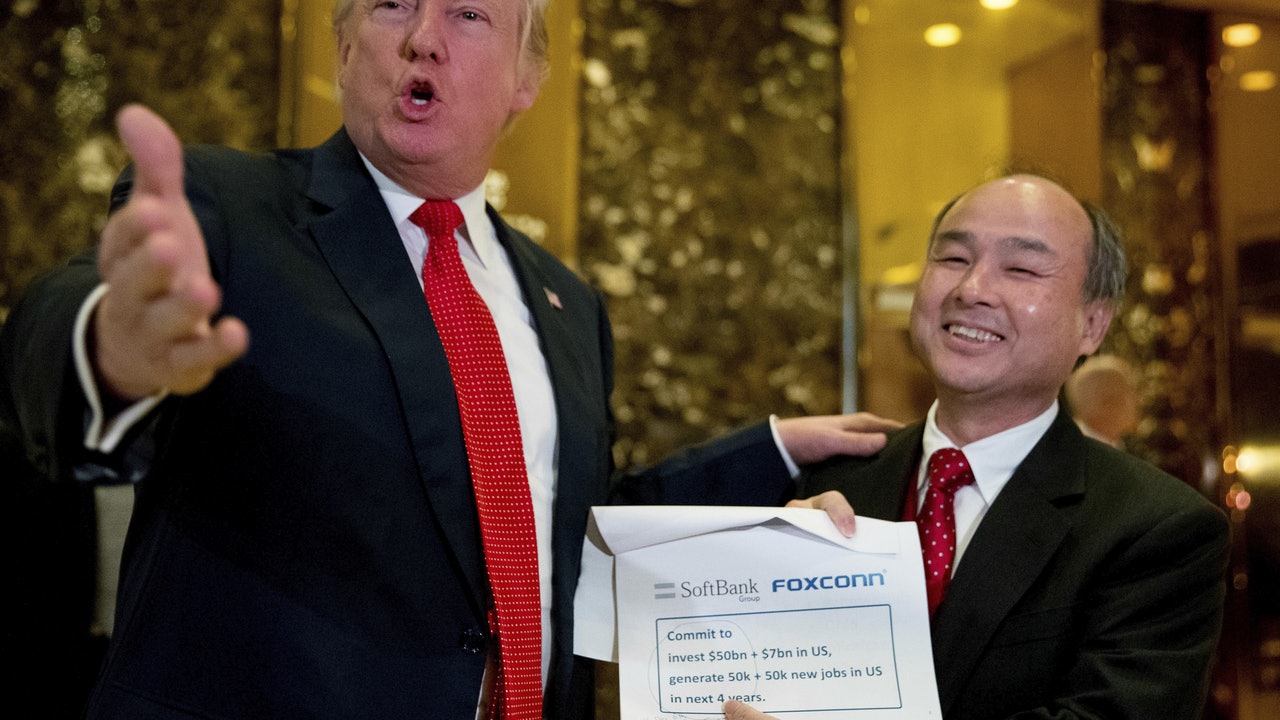 軟銀投資美國500億美元資金來源紊亂僅為孫正義個人宣傳 香港01 即時國際 軟銀投資美國500億美元資金來源紊亂僅為孫正義個人宣傳 香港01 即時國際