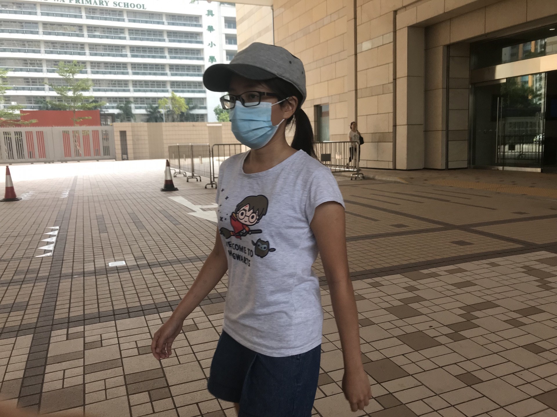 女被告林曉樺被控阻差辦公。(林樂兒攝) 女被告林曉樺被控阻差辦公。(林樂兒攝)