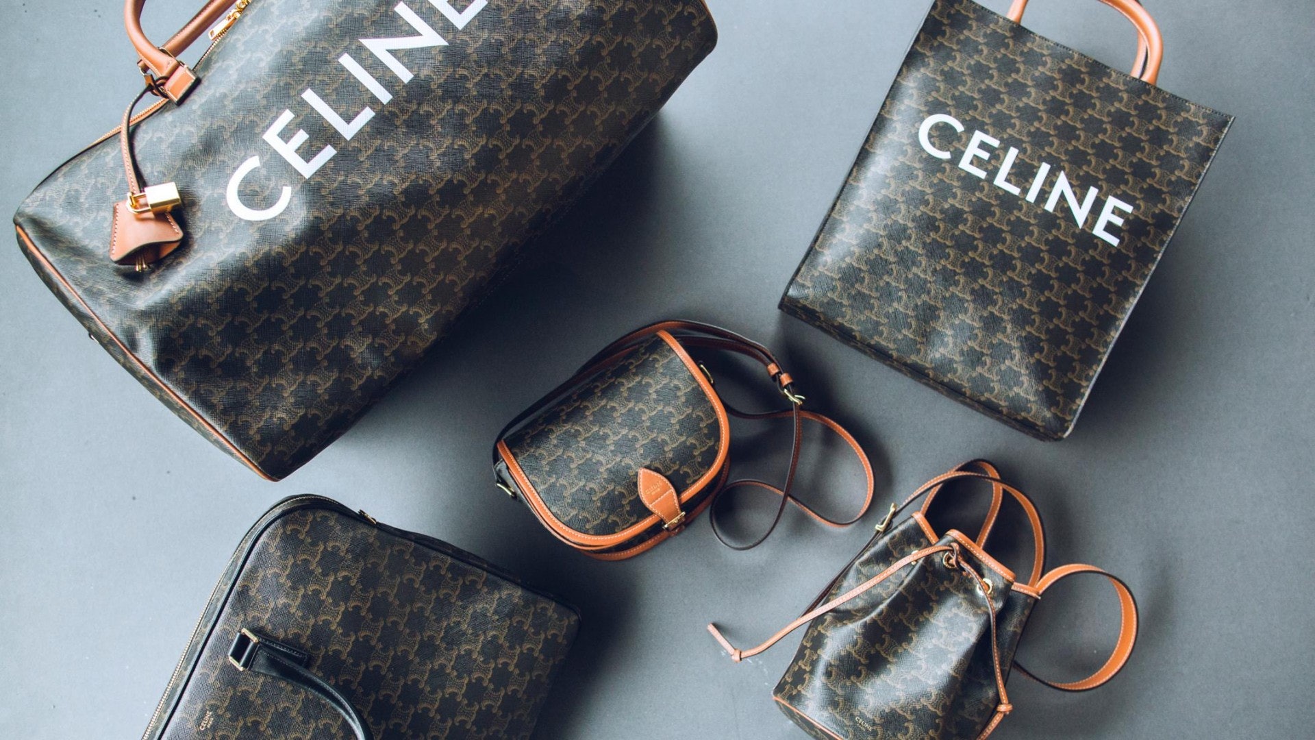 CELINE TRIOMPHE CANVAS系列。(攝影:黃寶瑩) CELINE TRIOMPHE CANVAS系列。(攝影:黃寶瑩)