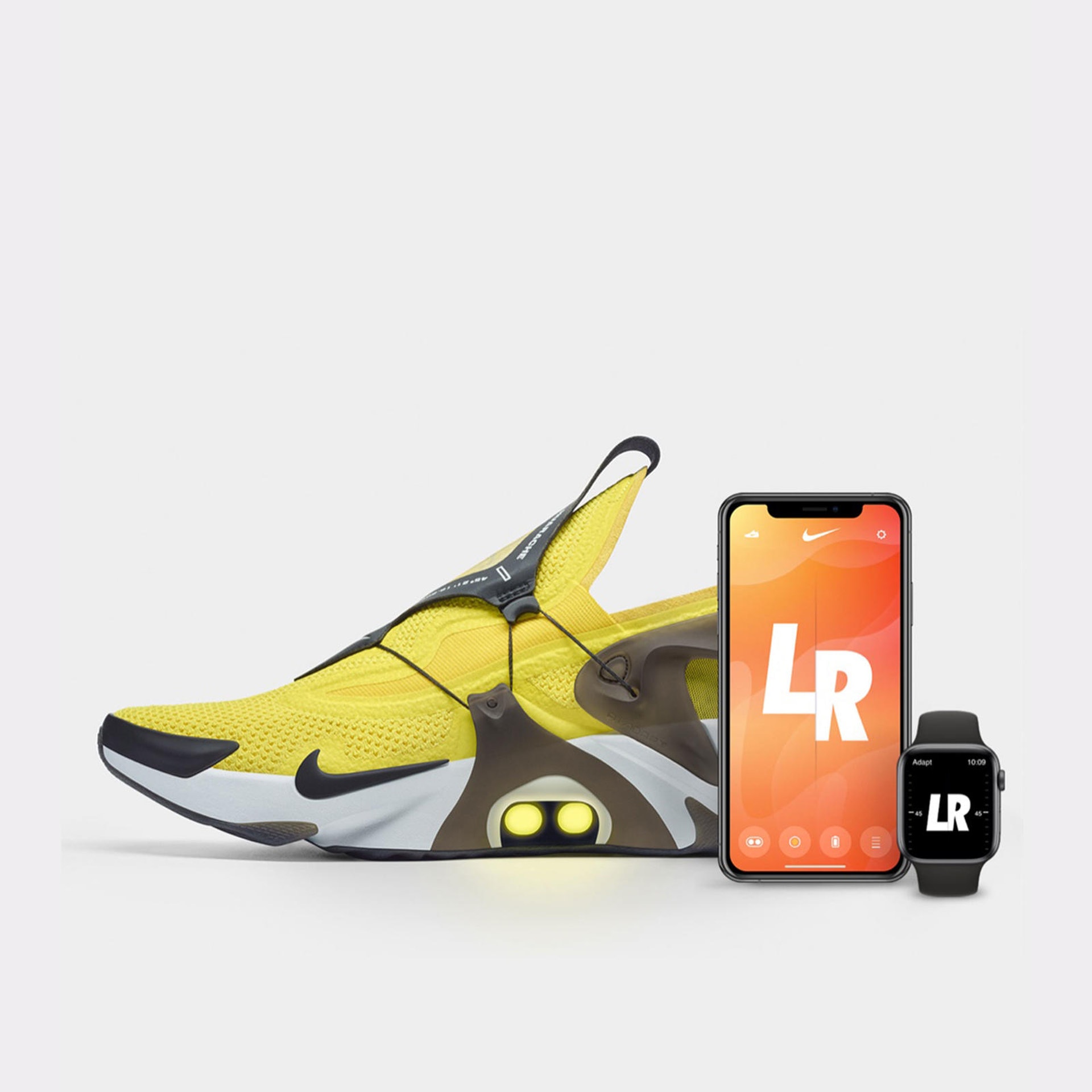 Nike新世代鞋款「Adapt Huarache」,首度支援Siri及Apple Watch連動。(Nike圖片) Nike新世代鞋款「Adapt Huarache」,首度支援Siri及Apple Watch連動。(Nike圖片)