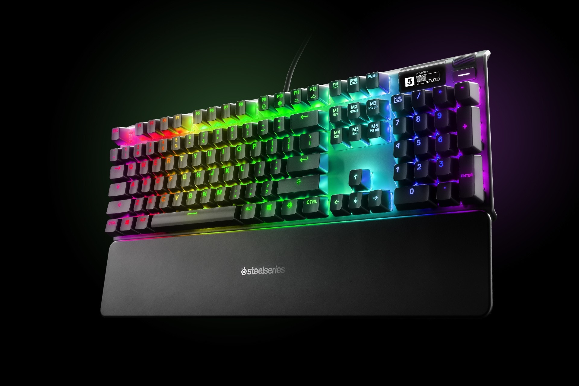 SteelSeries 電競鍵盤 Apex Pro 開箱　OLED螢幕、自訂鍵程有驚喜