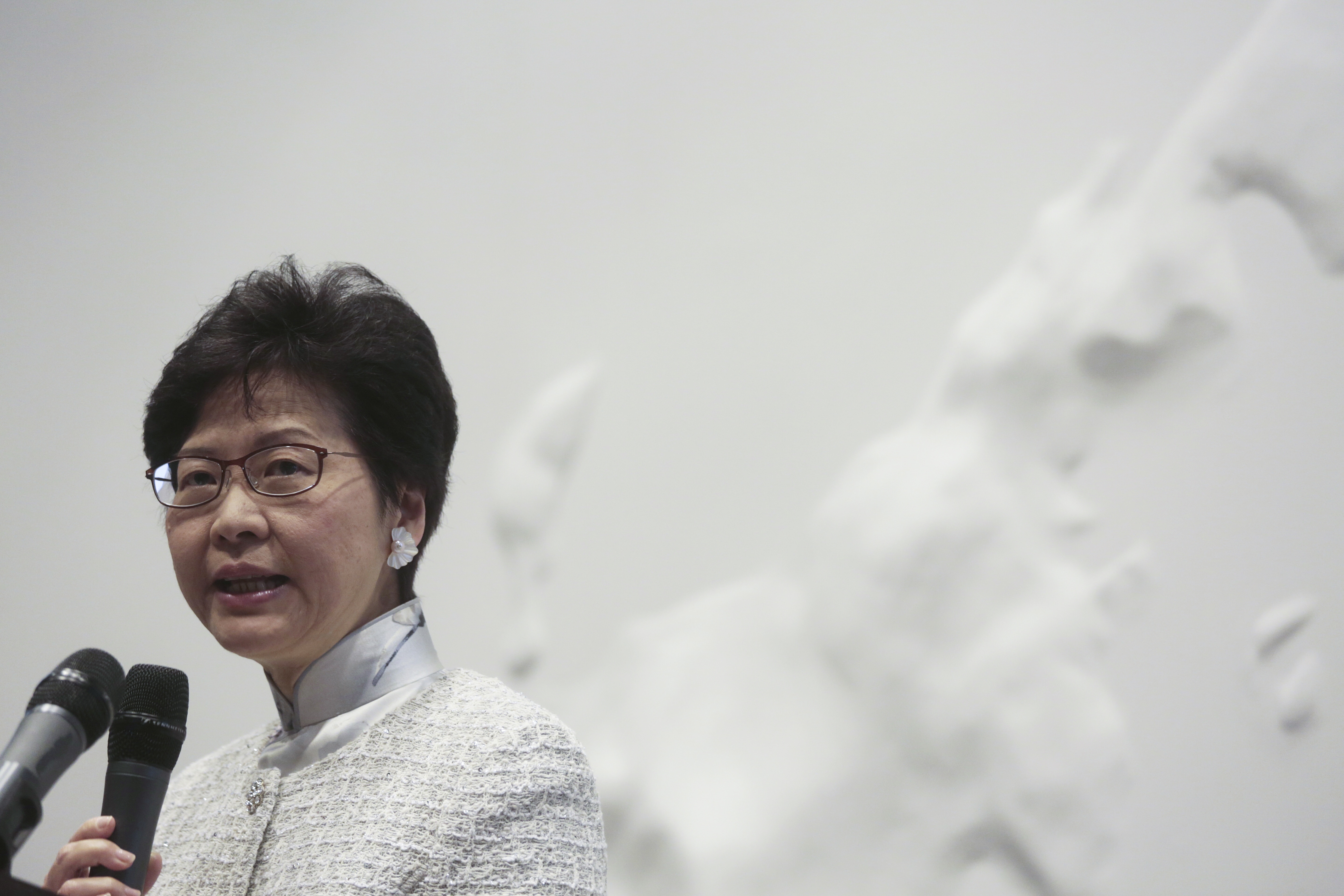 林鄭暫定於下周五出席立法會內委會特別會議，回應議員有關於西九興建故宮博物館事宜。（資料圖片）