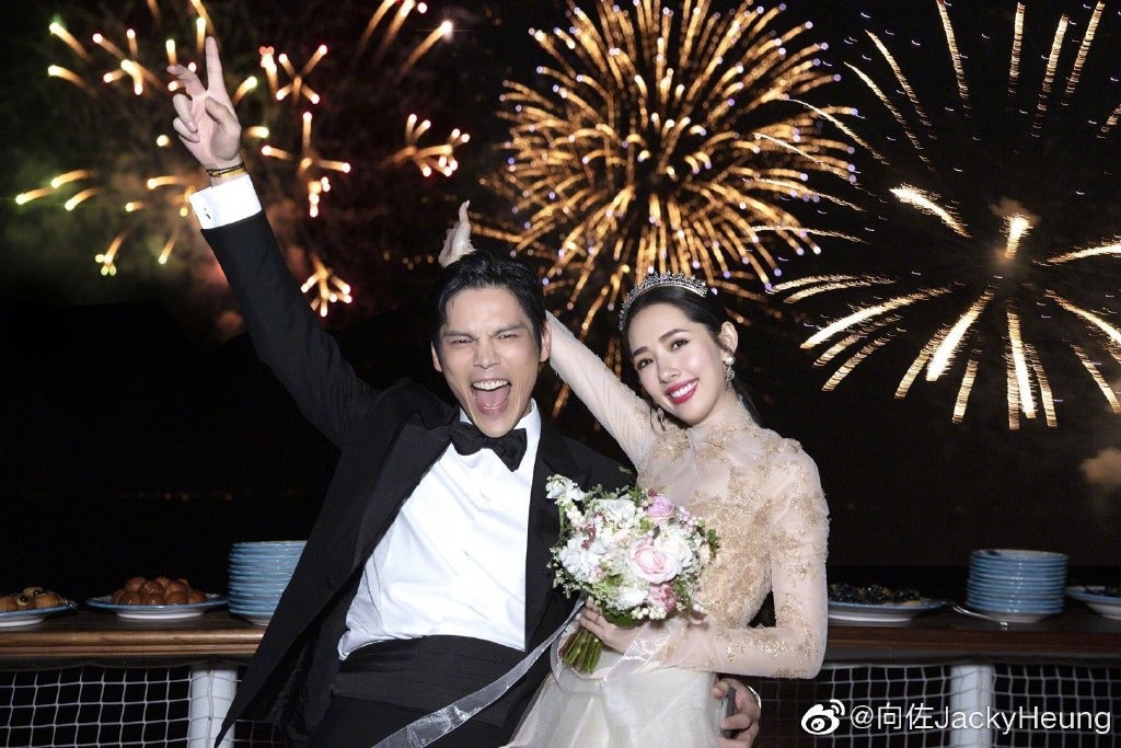 向佐老婆郭碧婷結婚行頭極盡奢華19世紀古董王冠價值逾40萬港元