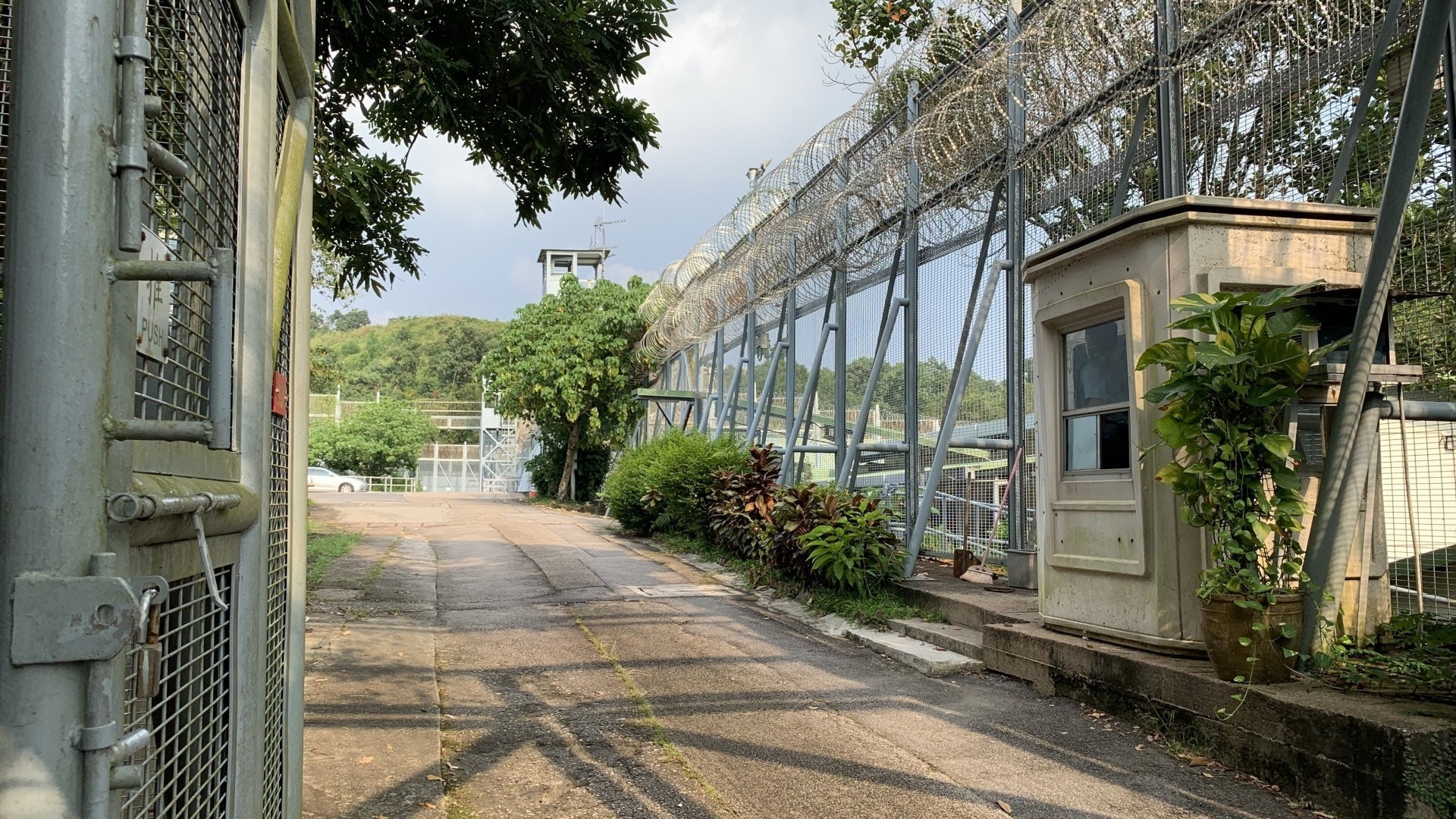 新屋嶺扣留中心山坡起火驚現10米長火線 香港01 突發