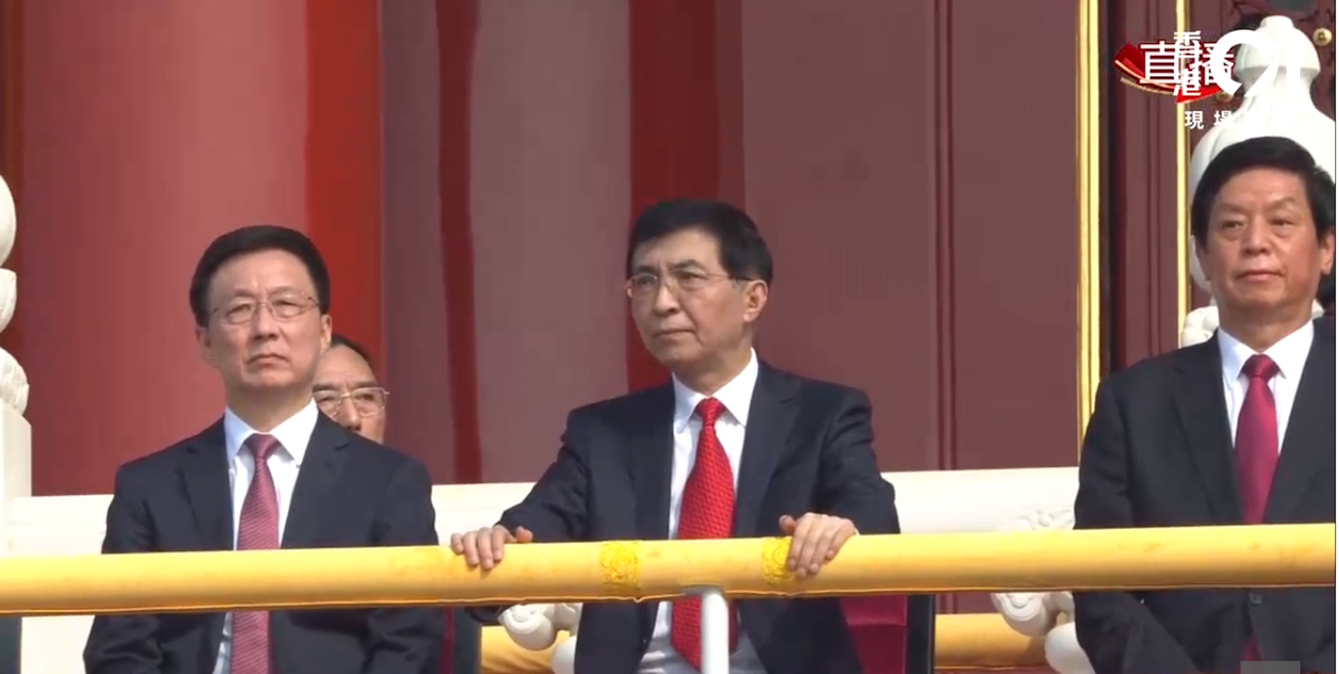 新中國成立70周年慶祝大會現場。 新中國成立70周年慶祝大會現場。