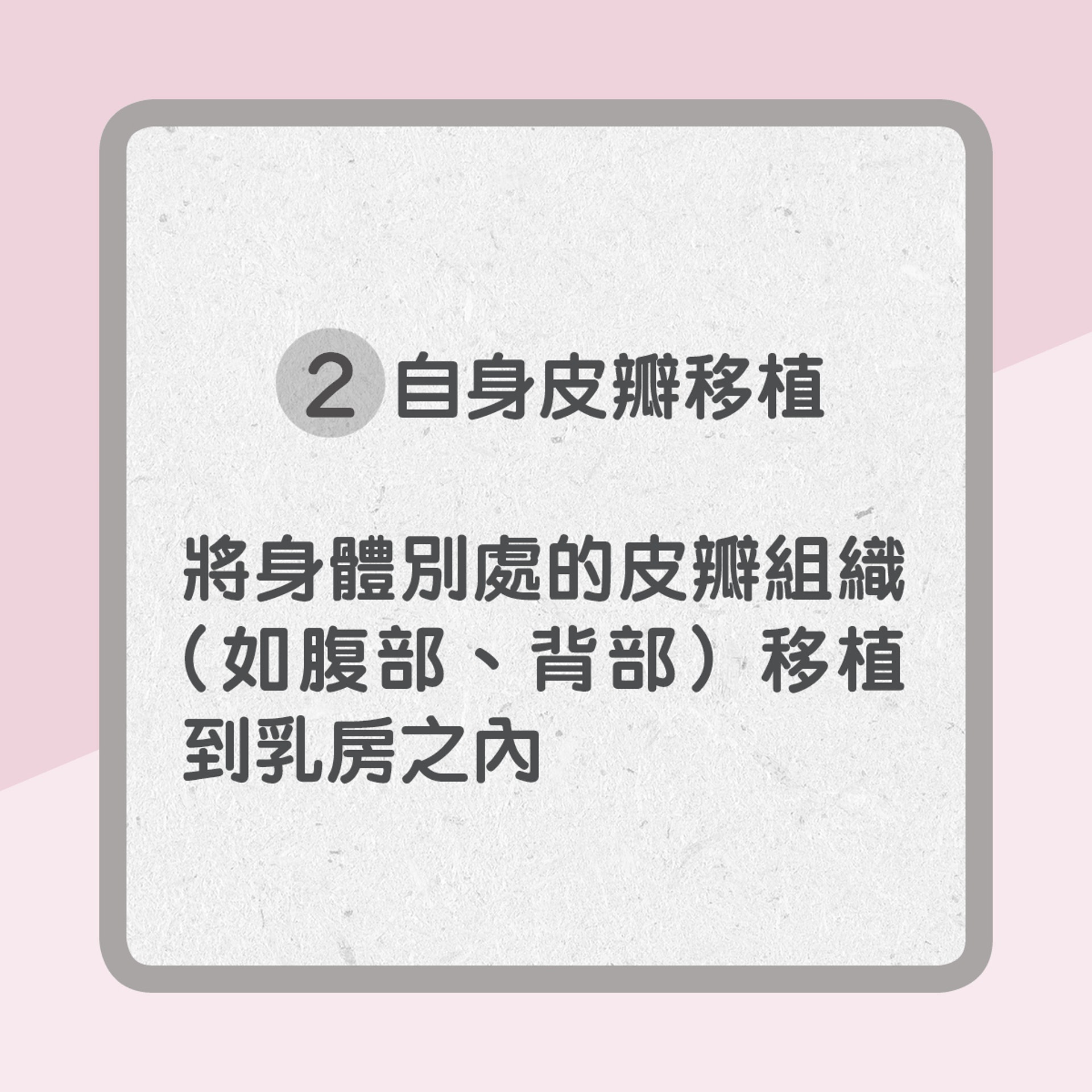 2. 自身皮瓣移植(01製圖)