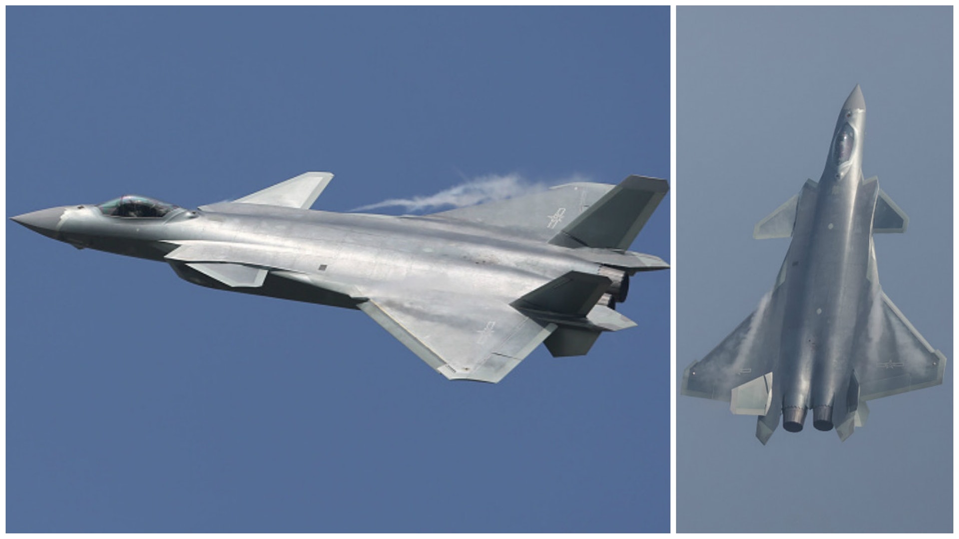 中國空軍的殲-20戰機。 (Getty Images) 中國空軍的殲-20戰機。 (Getty Images)