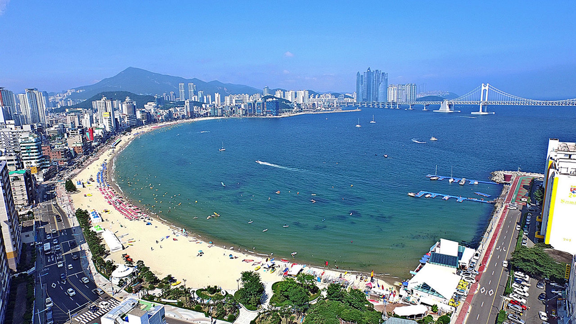 事件發生於釜山著名景點廣安里海水浴場/SBS圖片 事件發生於釜山著名景點廣安里海水浴場/SBS圖片