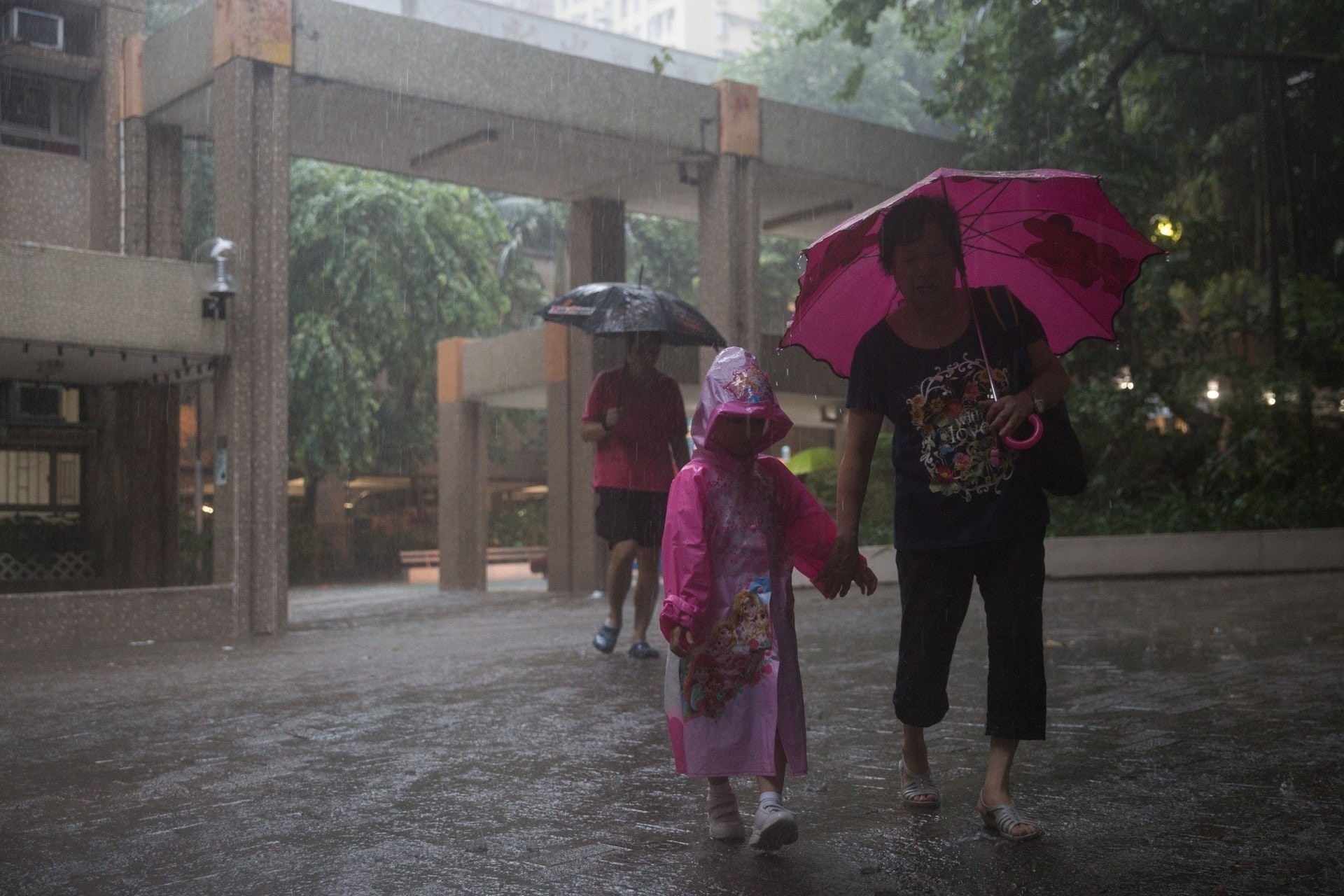 颱風來襲,隨時要準備逃生。(資料圖片) 颱風來襲,隨時要準備逃生。(資料圖片)