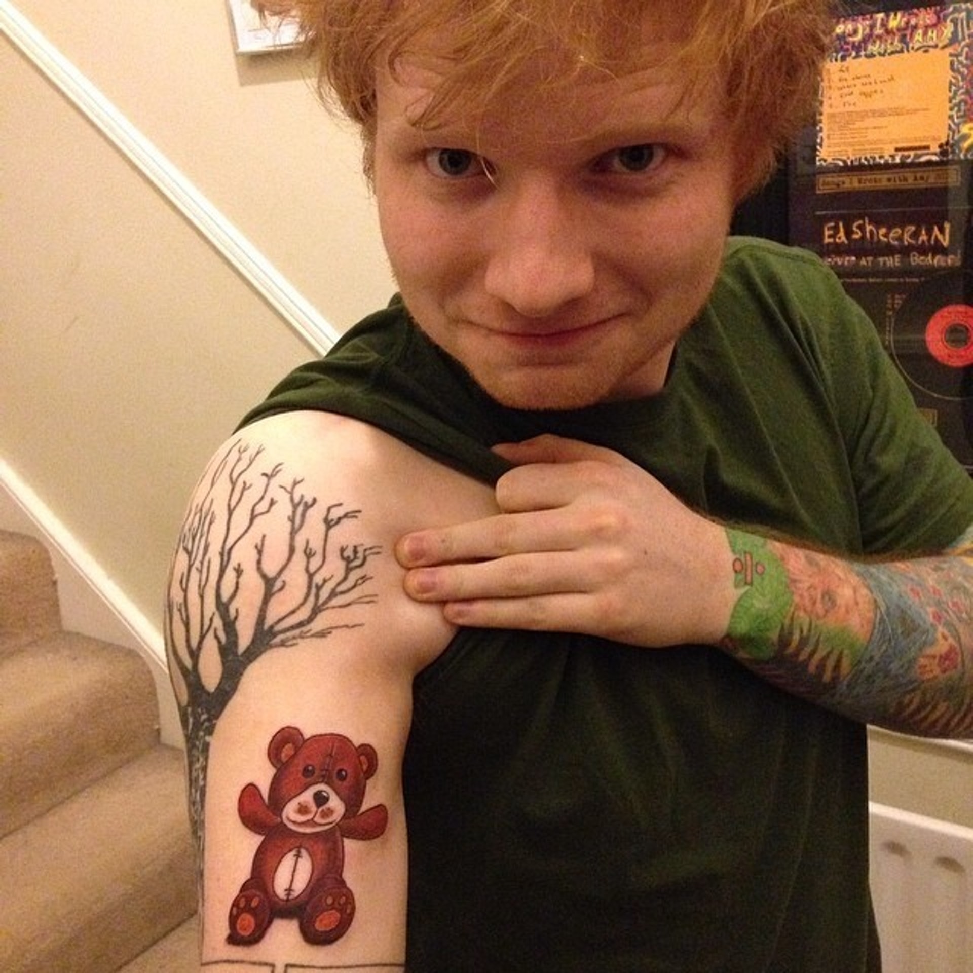 Ed Sheeran非常喜歡啤啤熊,連IG帳號亦叫「teddysphotos」。(IG@teddysphotos) Ed Sheeran非常喜歡啤啤熊,連IG帳號亦叫「teddysphotos」。(IG@teddysphotos)