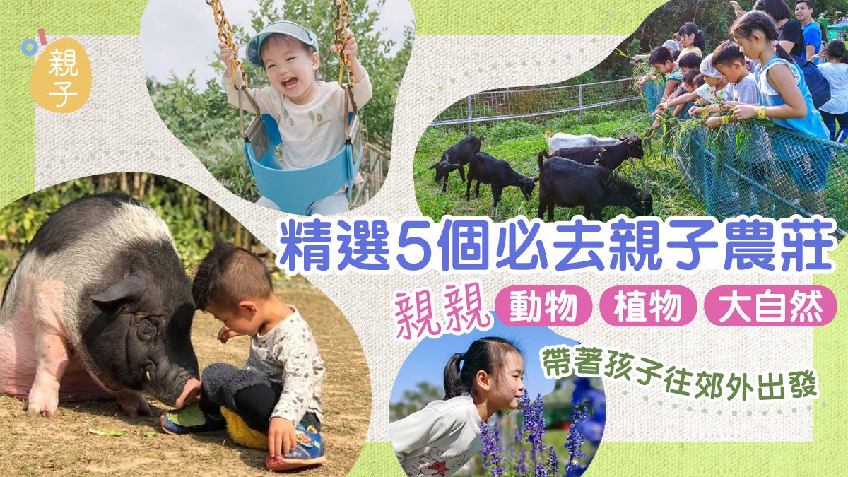 親子好去處 精選5個動植物農莊帶孩子向郊區出發