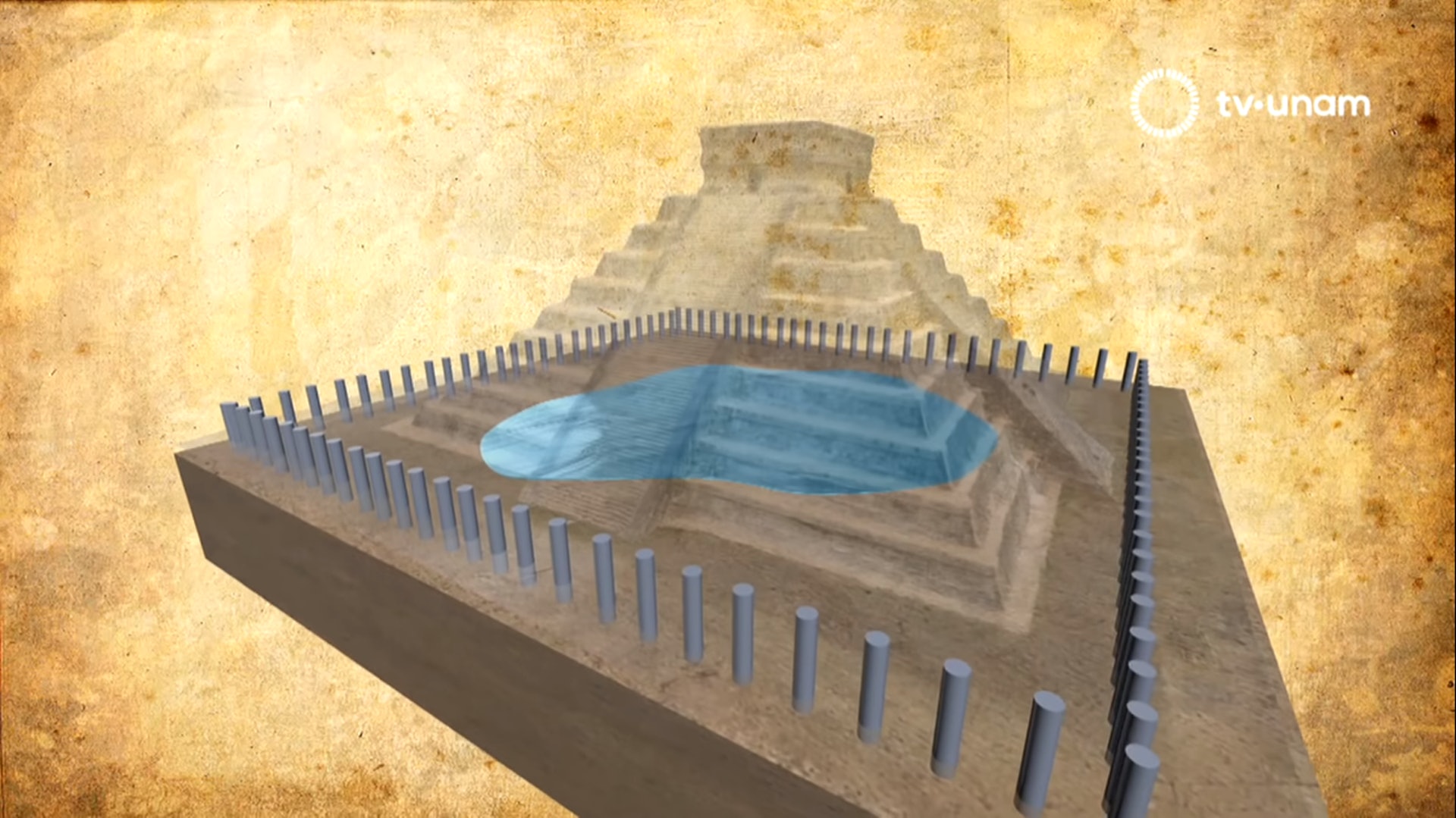 考古學家相信瑪雅人透過水路往陰間。（《EL GRAN ACUIFERO MAYA》網上擷圖）