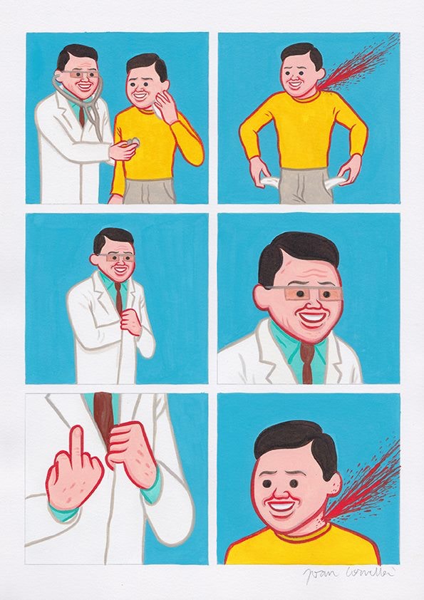 Joan Cornellà】經典Selfie Gun出Figure 將諷刺玩味立體化