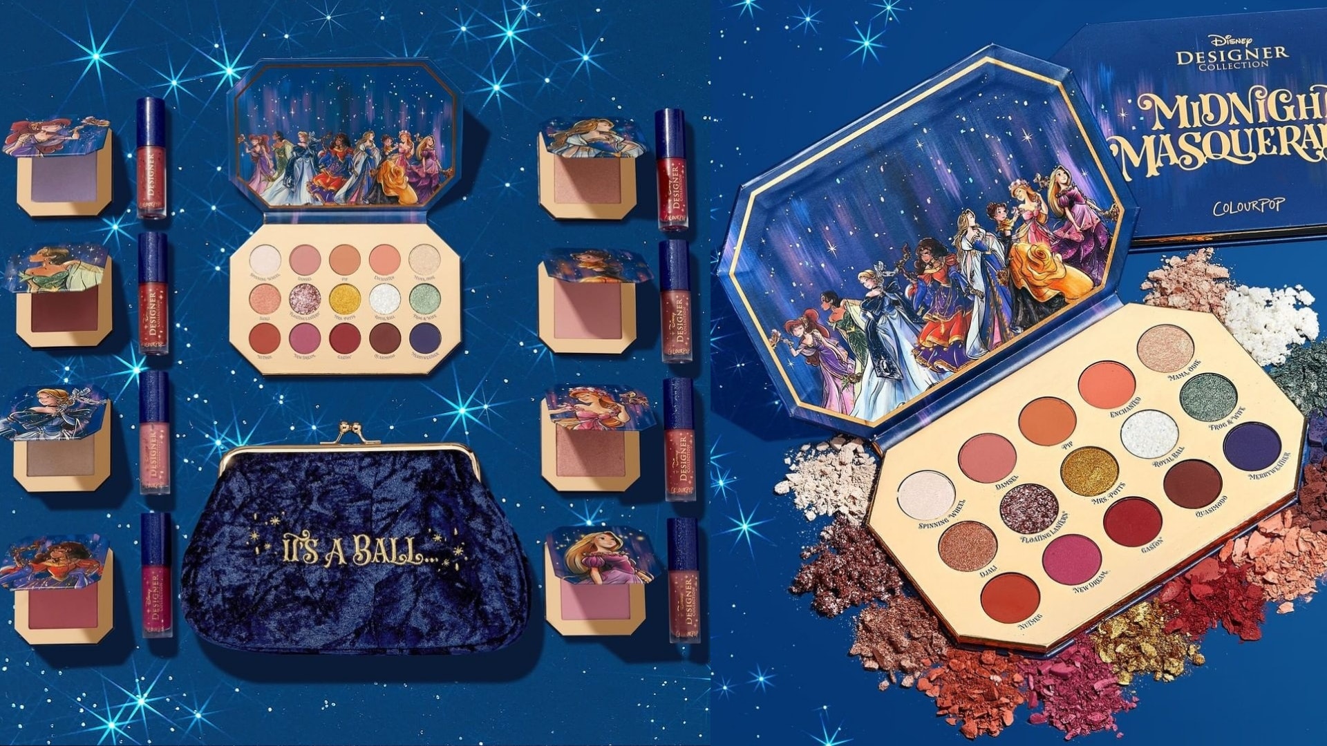 【DISNEY X COLOURPOP】16色公主眼影盤$170入手!胭脂唇膏零廢色 【DISNEY X COLOURPOP】16色公主眼影盤$170入手!胭脂唇膏零廢色