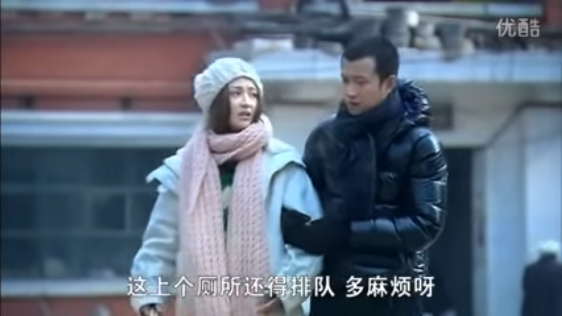 文章與姚笛合作演出內地電視劇集《裸婚時代》結緣。(影片截圖) 文章與姚笛合作演出內地電視劇集《裸婚時代》結緣。(影片截圖)