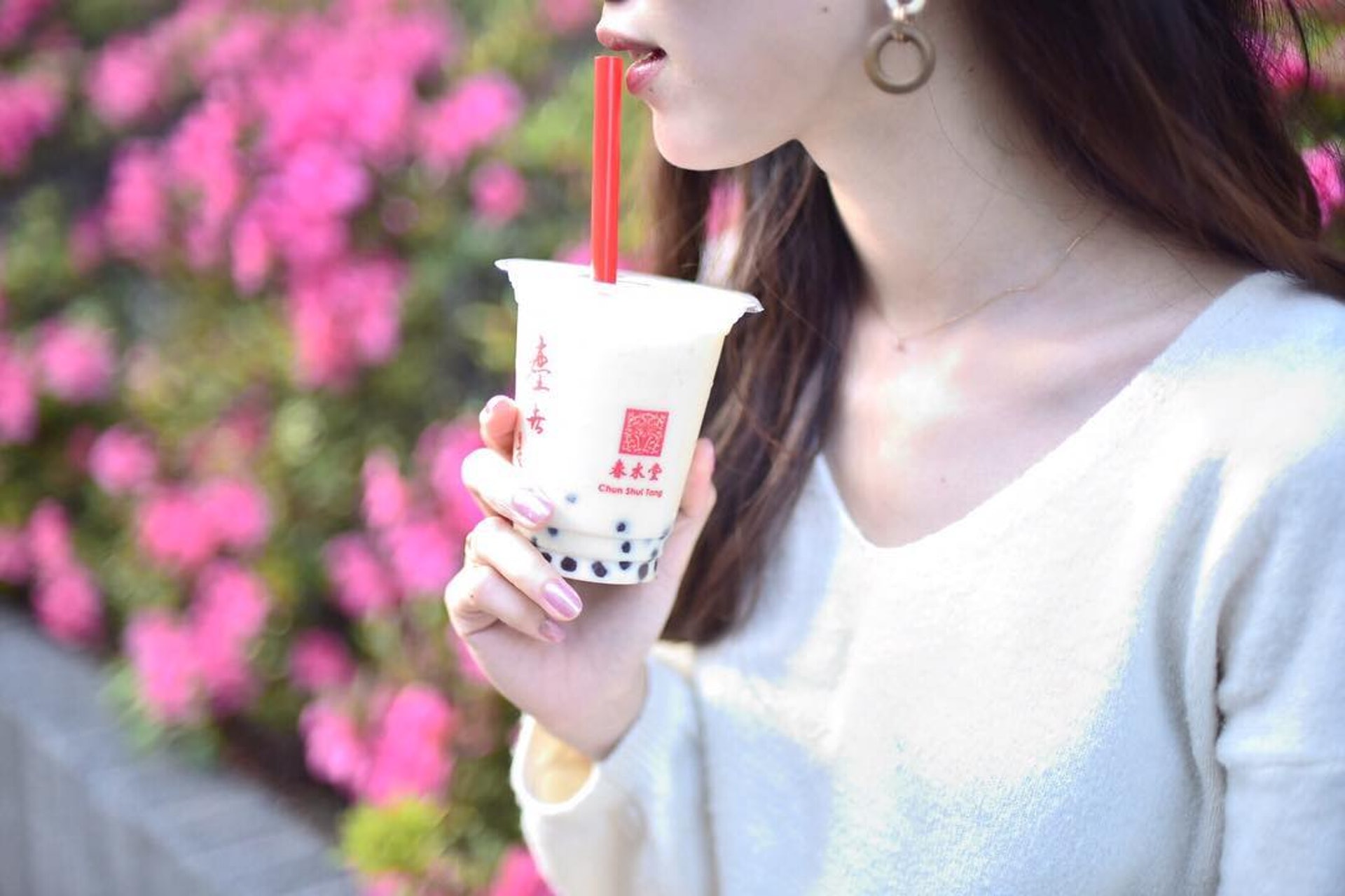 珍珠奶茶非常適合拍照貼在Instagram（IG）上。（Instagram@chunshuitang）