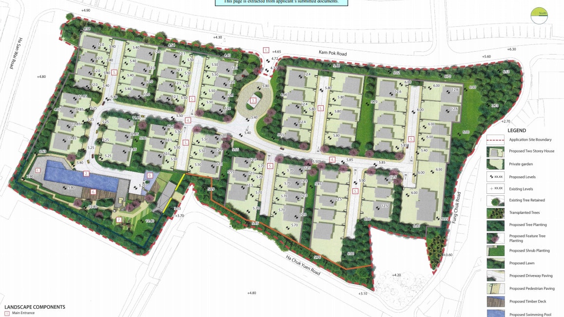 發展商申錦綉花園旁地皮闖城規會擬建65間獨立屋 發展商申錦綉花園旁地皮闖城規會擬建65間獨立屋