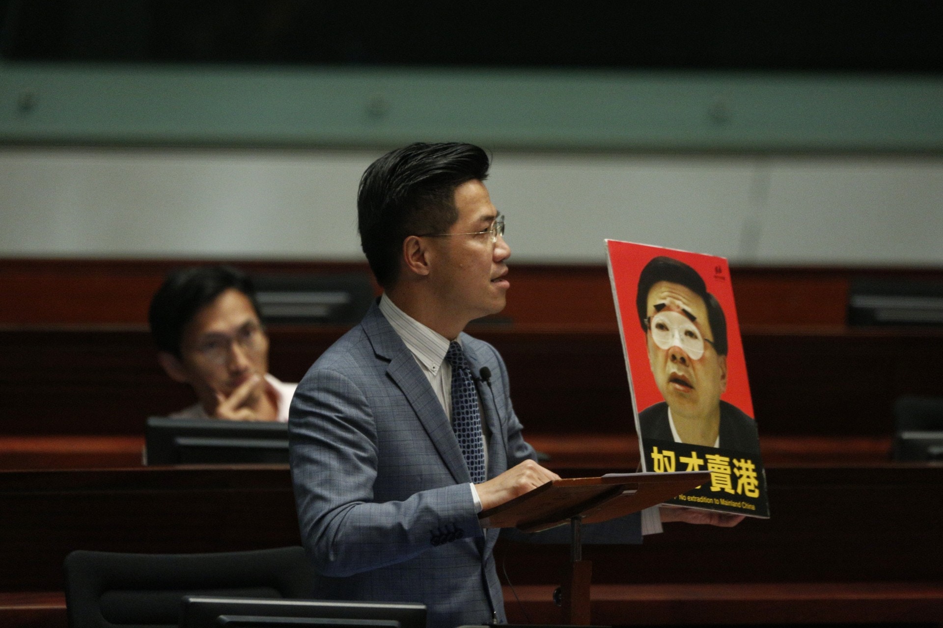 新同盟範國威批評，港府一直拒絕向台灣提供司法協助。(張浩維攝)