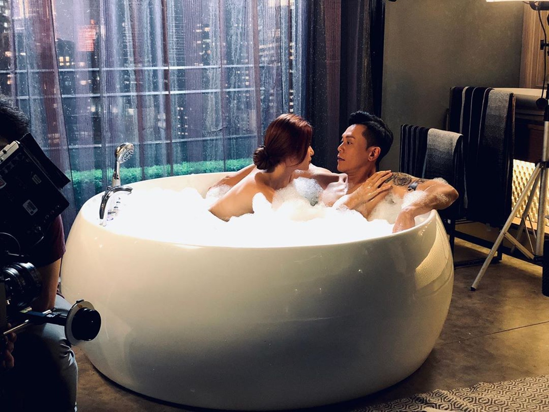 李天翔更指自己為這場戲有專登keep fit。(IG@李天翔) 李天翔更指自己為這場戲有專登keep fit。(IG@李天翔)