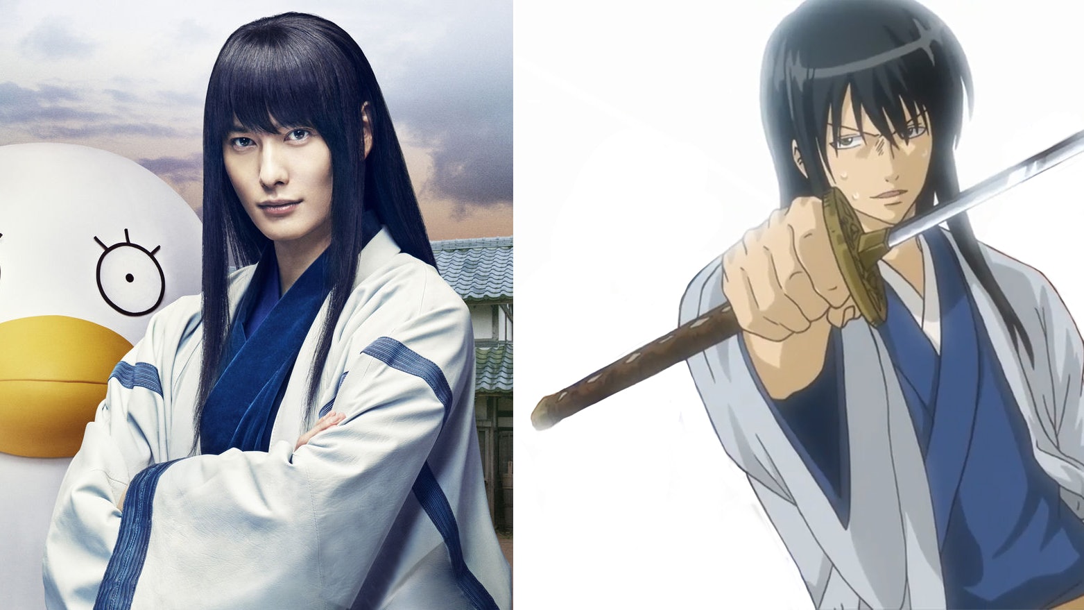 銀魂真人版 岡田將生戴假髮演 假髮 桂小太郎 銀魂真人版 岡田將生戴假髮演 假髮 桂小太郎