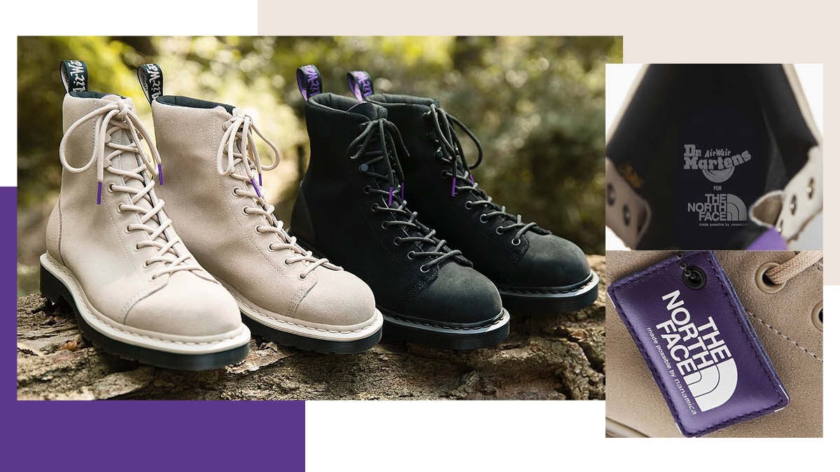 Dr. Martens】聯乘日版The North Face 黑裸兩色長靴玩機能性