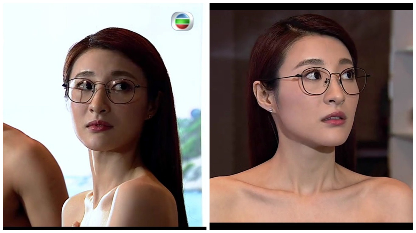 繼黃智雯後，相信林夏薇是網友心目中的眼鏡娘接班人。（網上截圖）