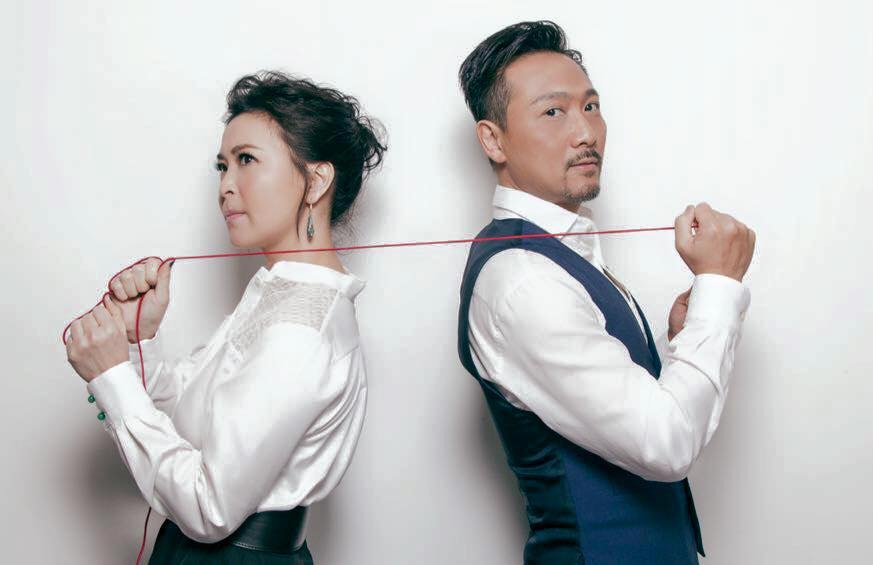 【苏玉华、潘灿良结婚】苏玉华与潘灿良被称为舞台剧界CP。（苏玉华Facebook）