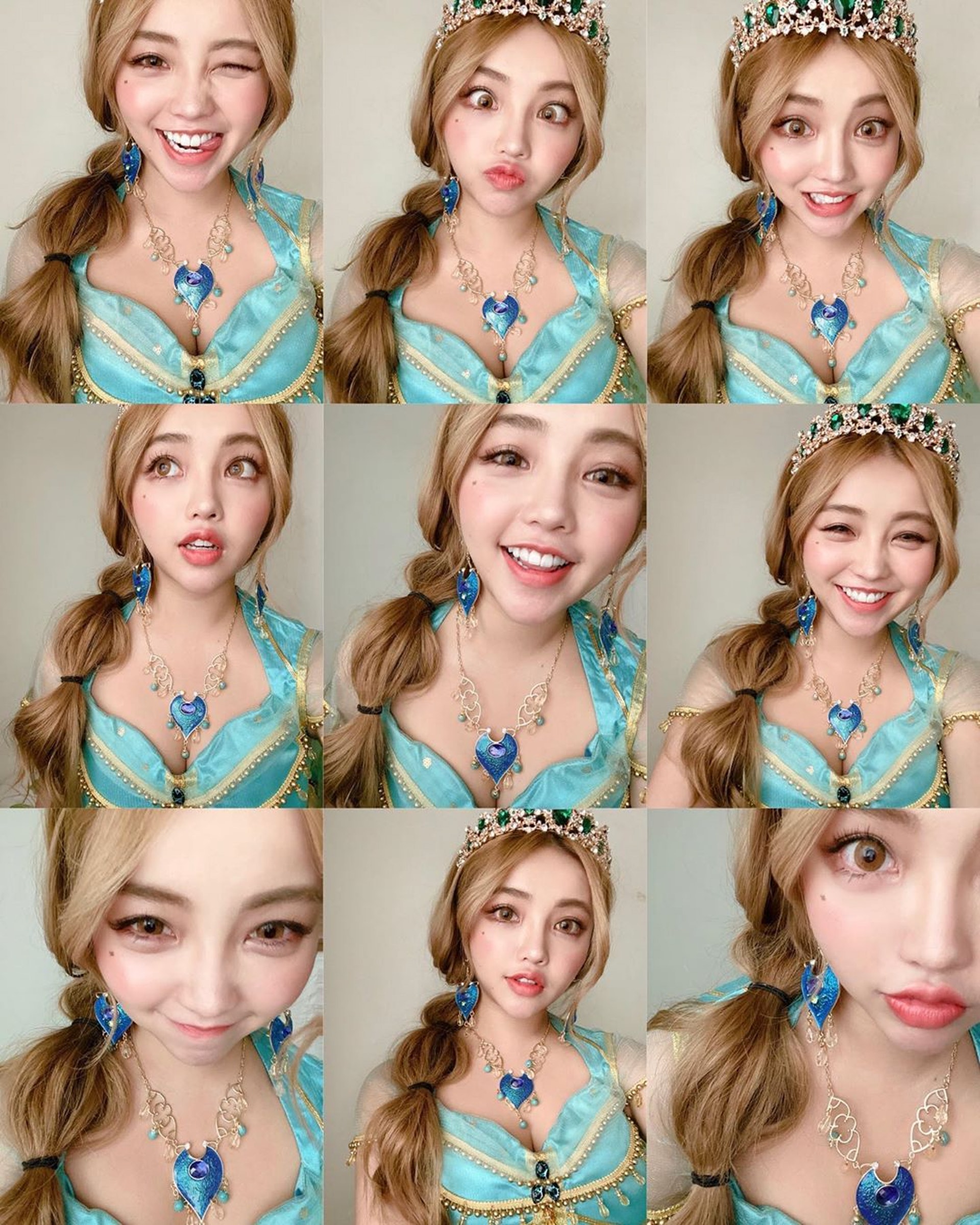 黃琳在萬聖節Cosplay茉莉公主。(IG@lovelynnboo) 黃琳在萬聖節Cosplay茉莉公主。(IG@lovelynnboo)