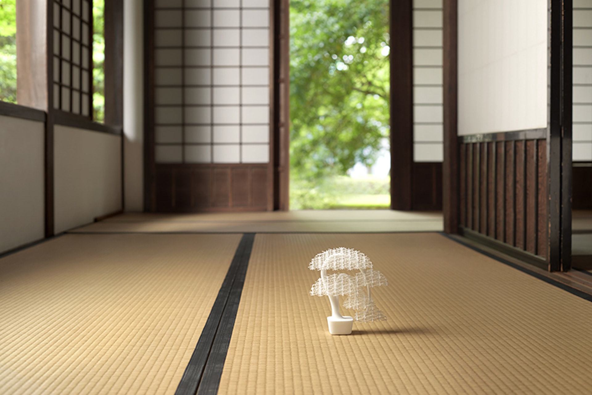 Nendo將盆景美學與科技結合,滿足都市人需求。(Nendo)