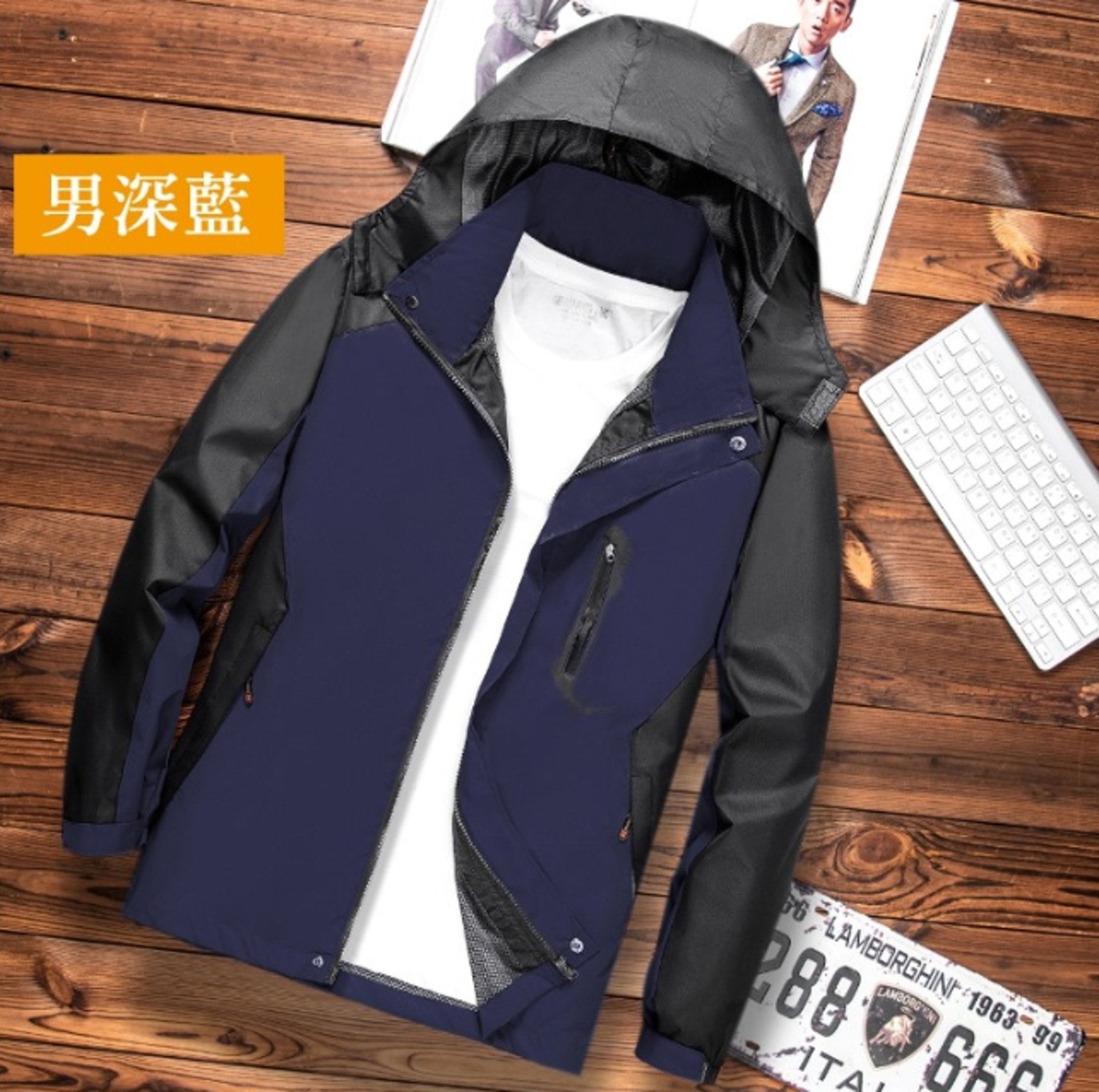台男在網上看中一件外套,馬上下單。(fb群組「爆怨公社」圖片) 台男在網上看中一件外套,馬上下單。(fb群組「爆怨公社」圖片)