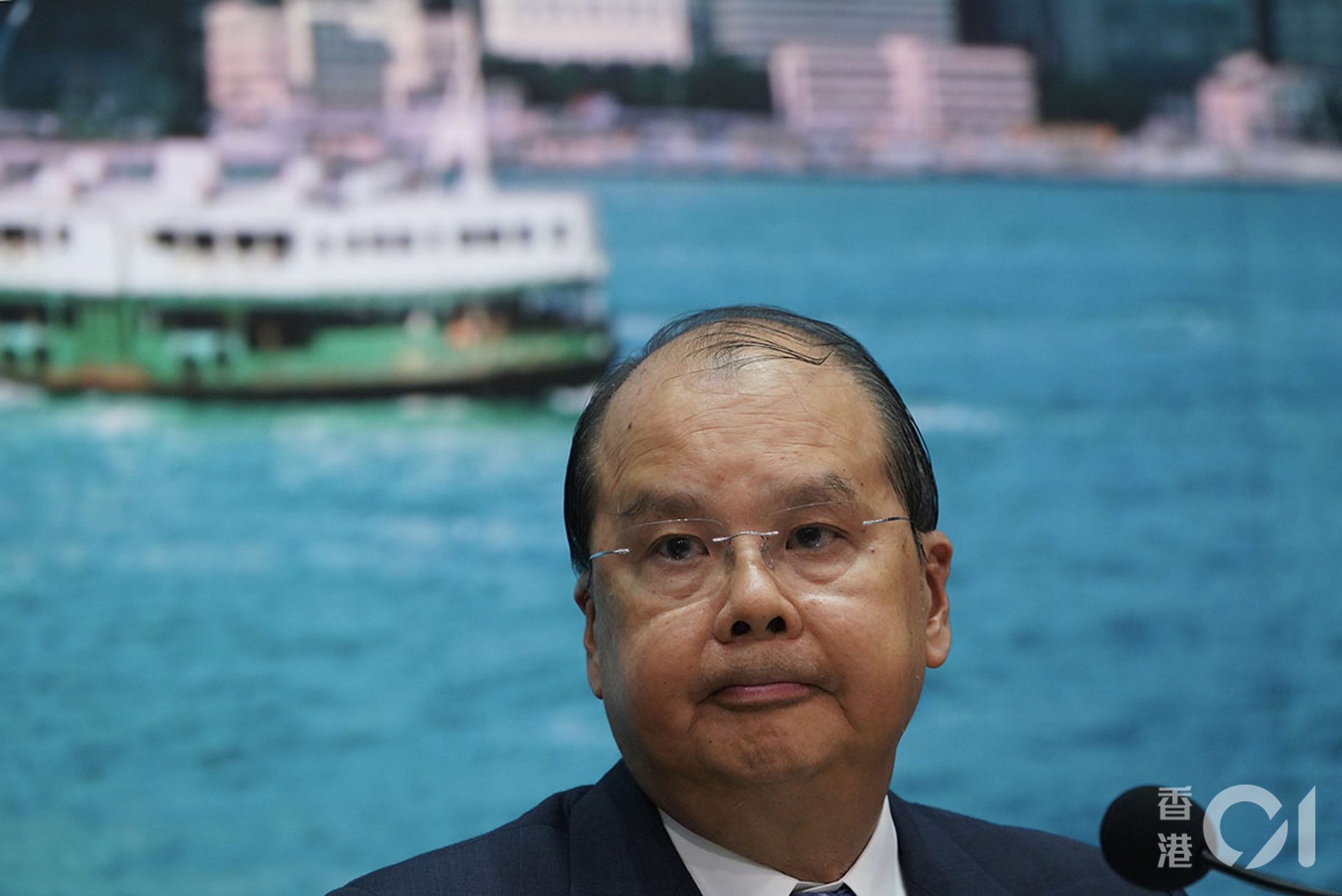 張建宗指,出行權涉及市民福祉,政府不會答應中大示威者任何條件。(高仲明攝) 張建宗指,出行權涉及市民福祉,政府不會答應中大示威者任何條件。(高仲明攝)