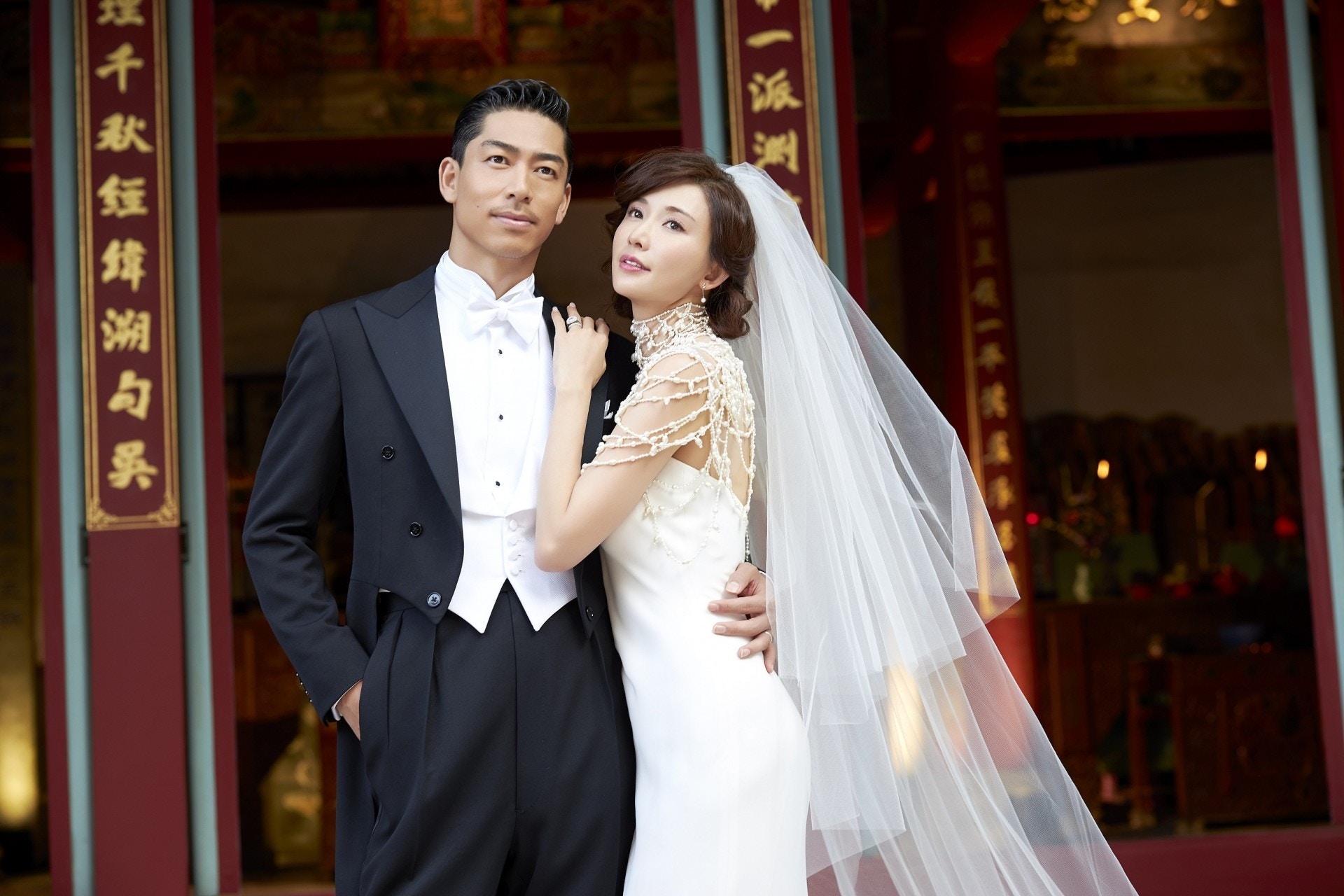 台灣第一名模林志玲與日本男星AKIRA（黑澤良平）今日（17日）於台南舉辦盛大婚禮，並於下午舉行傳統證婚儀式並交換誓詞，正式結為夫婦。