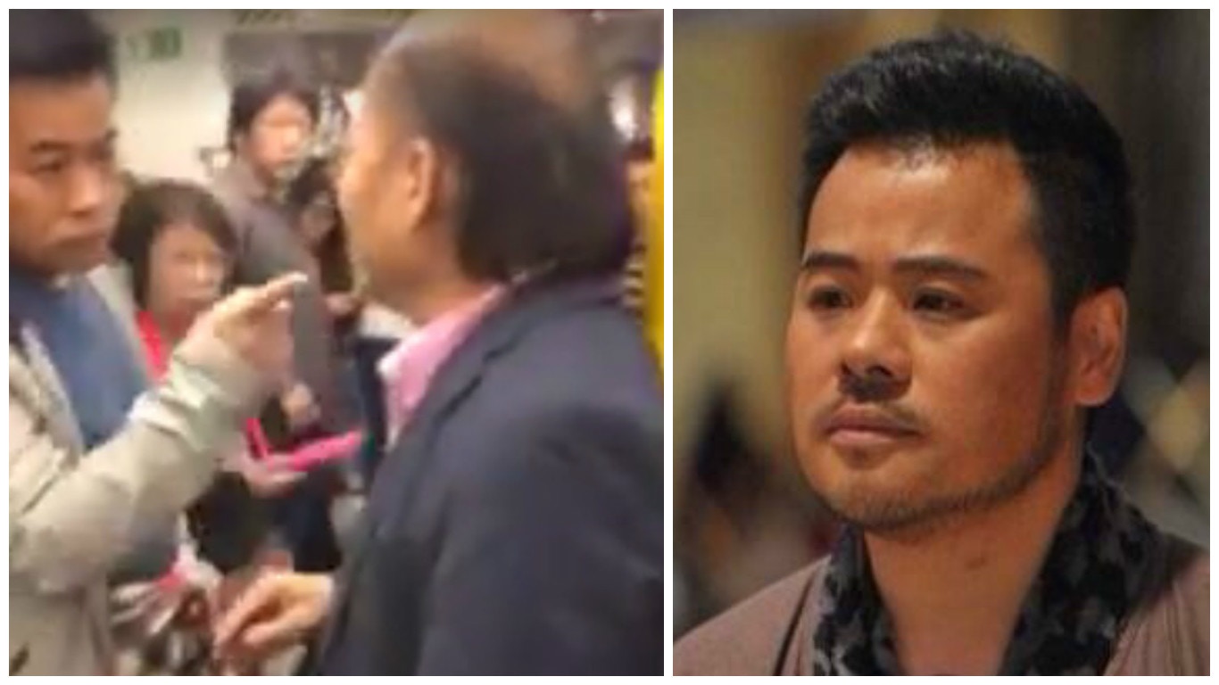 【有片】港鐵阿叔疑偷拍女乘客　藝人韋家雄阻止　網民大讚真漢子