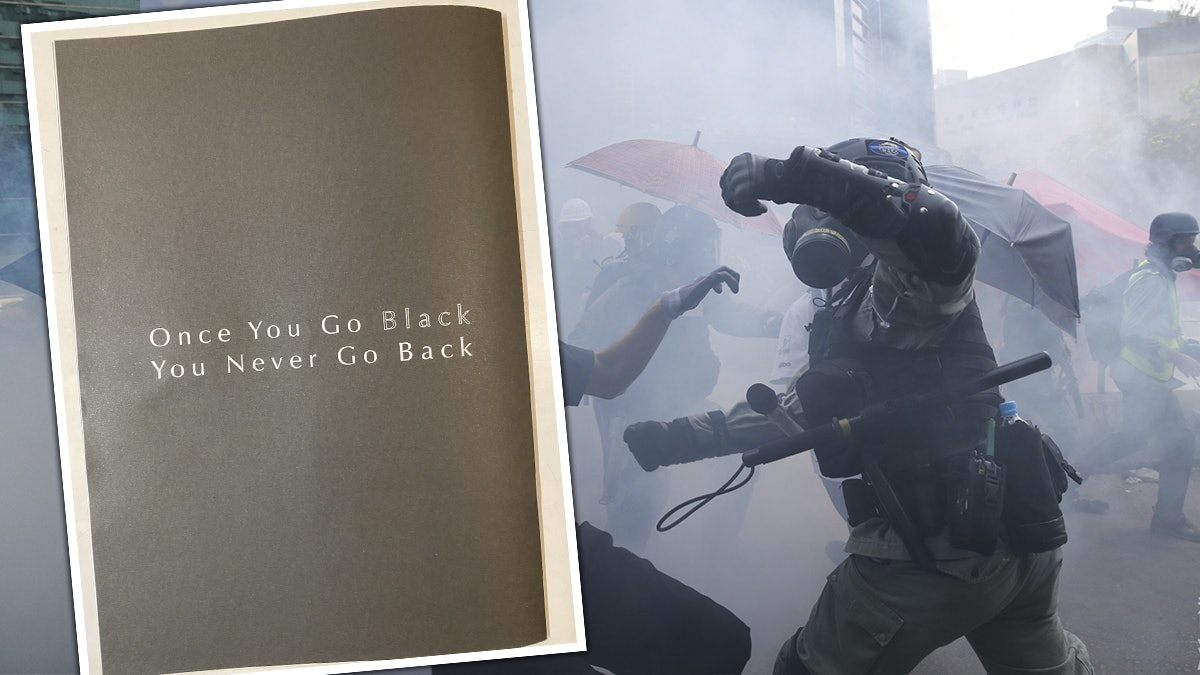 地區特刊用「Once you go black」倡止暴 網民:佢真係唔識㗎喎 地區特刊用「Once you go black」倡止暴 網民:佢真係唔識㗎喎