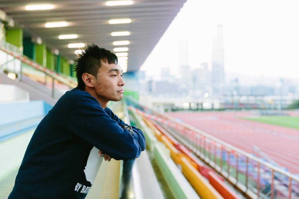 李君亮說，運動員只期望在競技場上做出好成績，無奈現在卻遇上阻礙。（潘思穎攝）